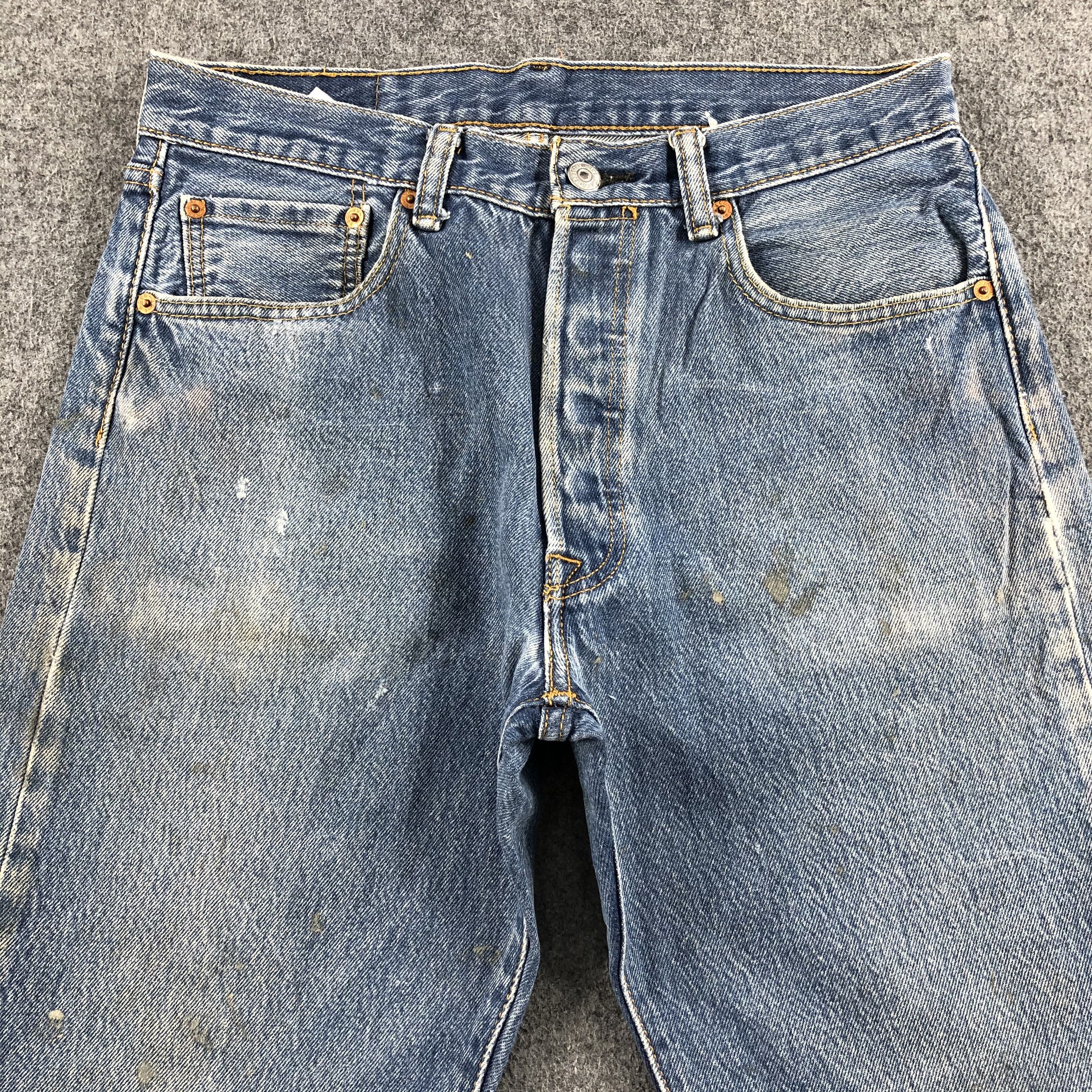 Levi's Vintage Blue Wash Levis 501 Jeans-J1544 Size US 31 - 3 Thumbnail