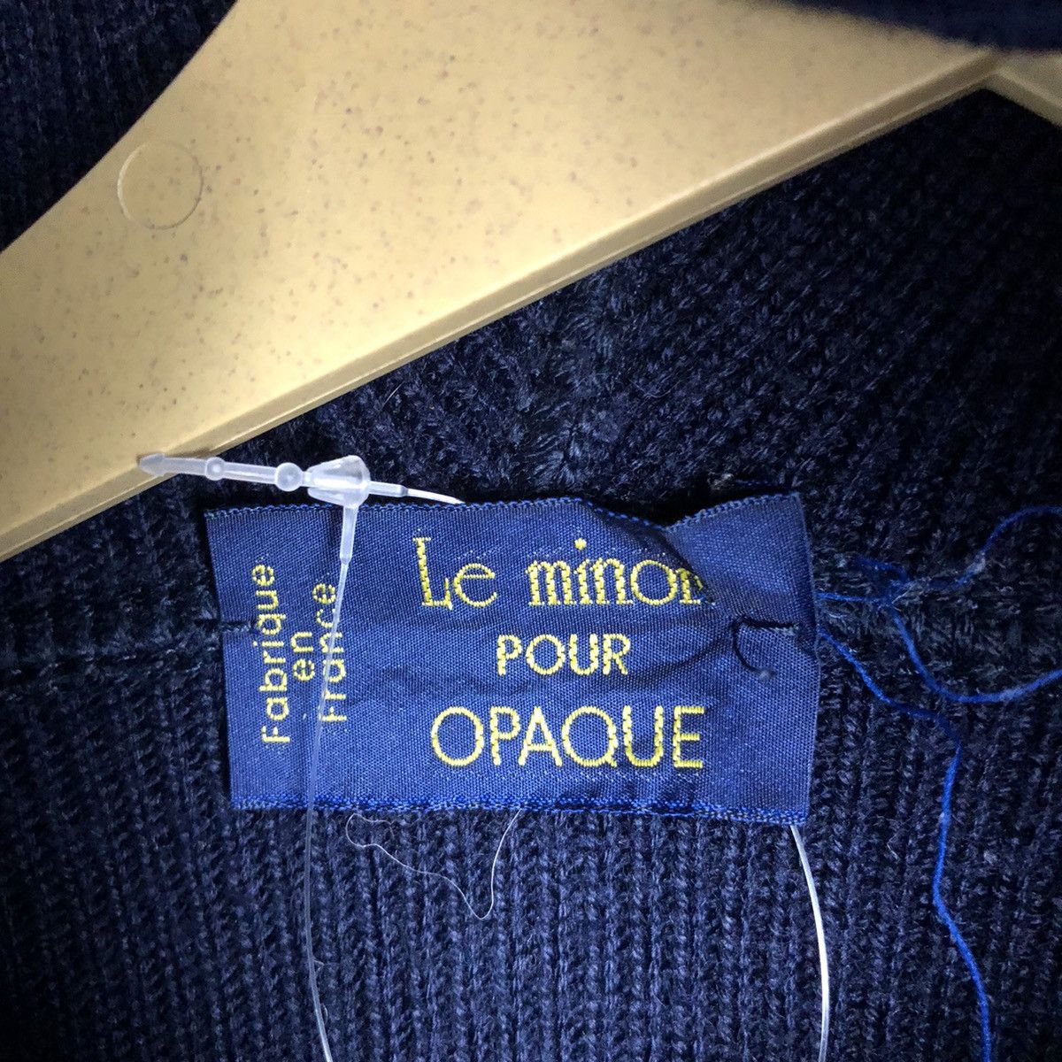 Vintage Leminor Pour Opaque France Dark Blue sweatshirt Hoodie #A712 Size US M / EU 48-50 / 2 - 10 Thumbnail