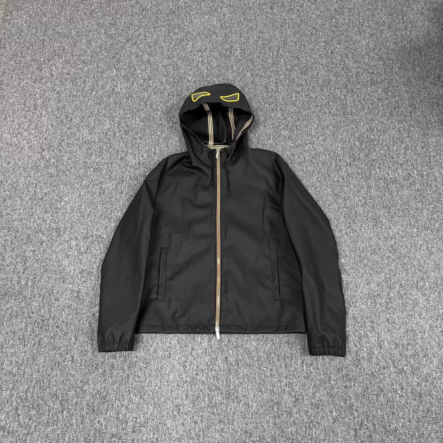 Fendi Fendi Hooded Monster Eyes Full Print Lining Zip Jacket 46 Size US S / EU 44-46 / 1 - 1 Thumbnail