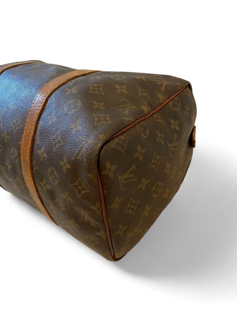 Louis Vuitton Louis Vuitton - Saxe 35 Monogram Boston LV Handbag Leather Size ONE SIZE - 5 Thumbnail