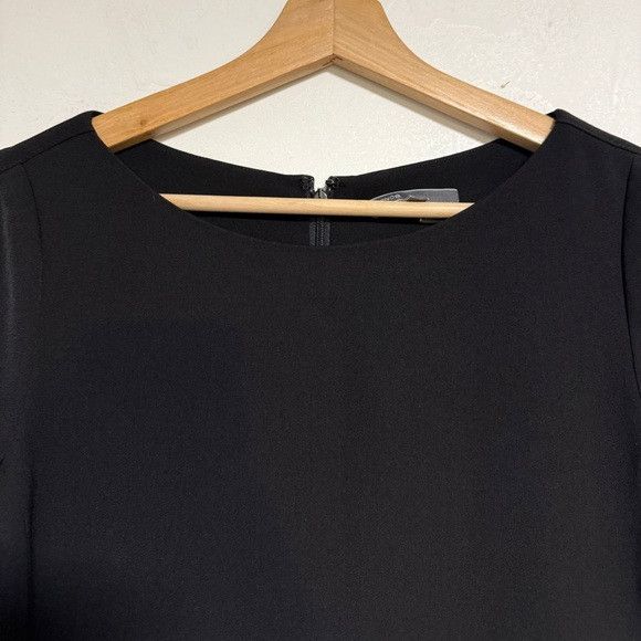Vince Vince Black 3/4 Sleeve Shift Dress Women’s Size 4 Size S / US 4 / IT 40 - 3 Thumbnail