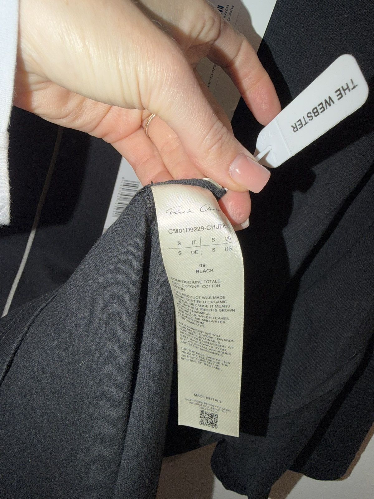 Champion × Rick Owens Rick Owens x Champion Tommy T Black Size US S / EU 44-46 / 1 - 5 Thumbnail