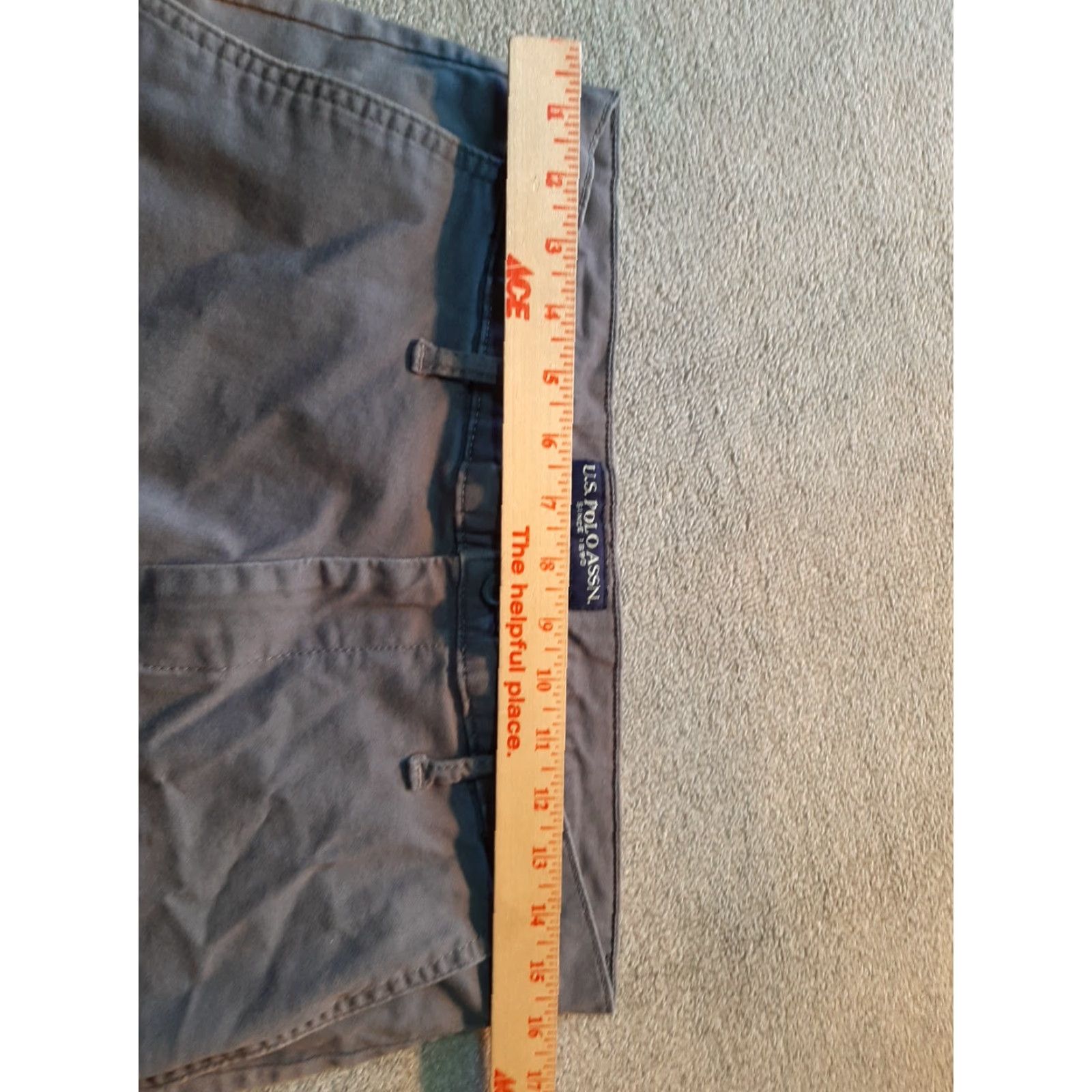 Vintage U.S. Polo Assn. Shorts Mens 32" Waist Gray Cargo 34 Regular Size US XS / EU 42 / 0 - 3 Thumbnail