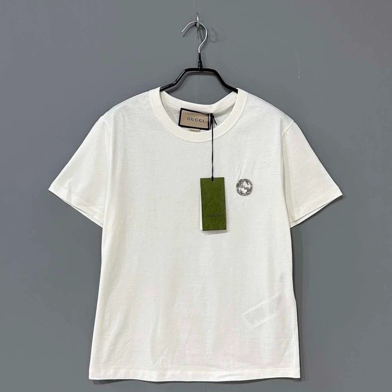 Gucci Gucci Decorated with interlocking white short sleeves Size US XL / EU 56 / 4 - 1 Thumbnail