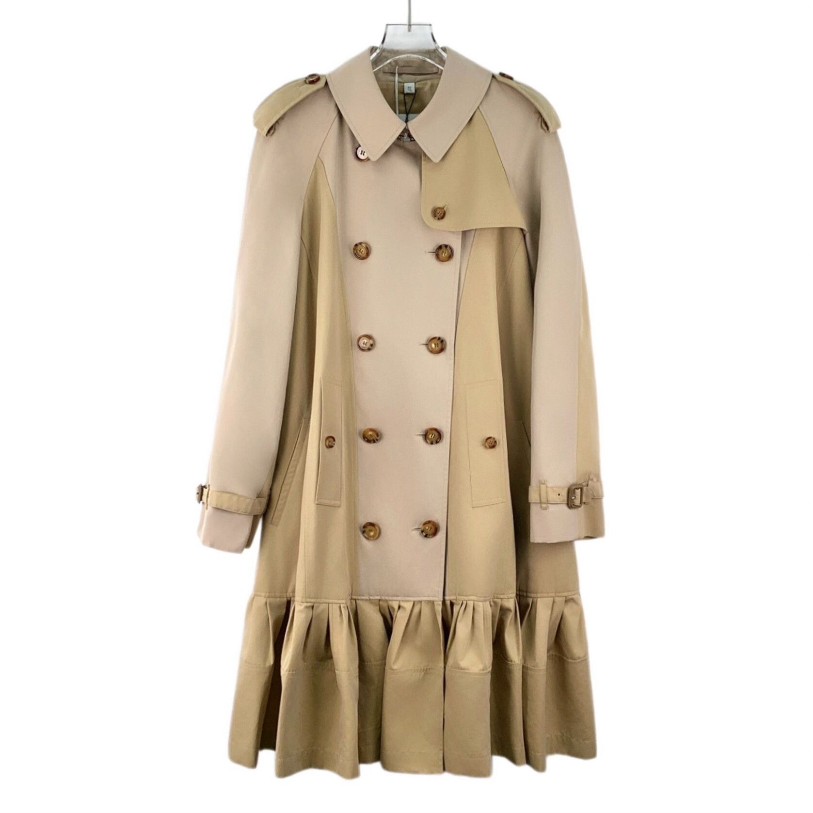 Burberry Burberry Cotton Brown Coat L Women Size L / US 10 / IT 46 - 1 Thumbnail
