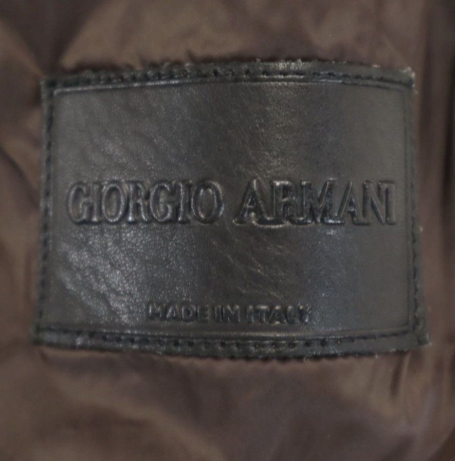 Giorgio Armani GIORGIO ARMANI Italianmade tailored jacket size 44 brown Size 44S - 7 Thumbnail