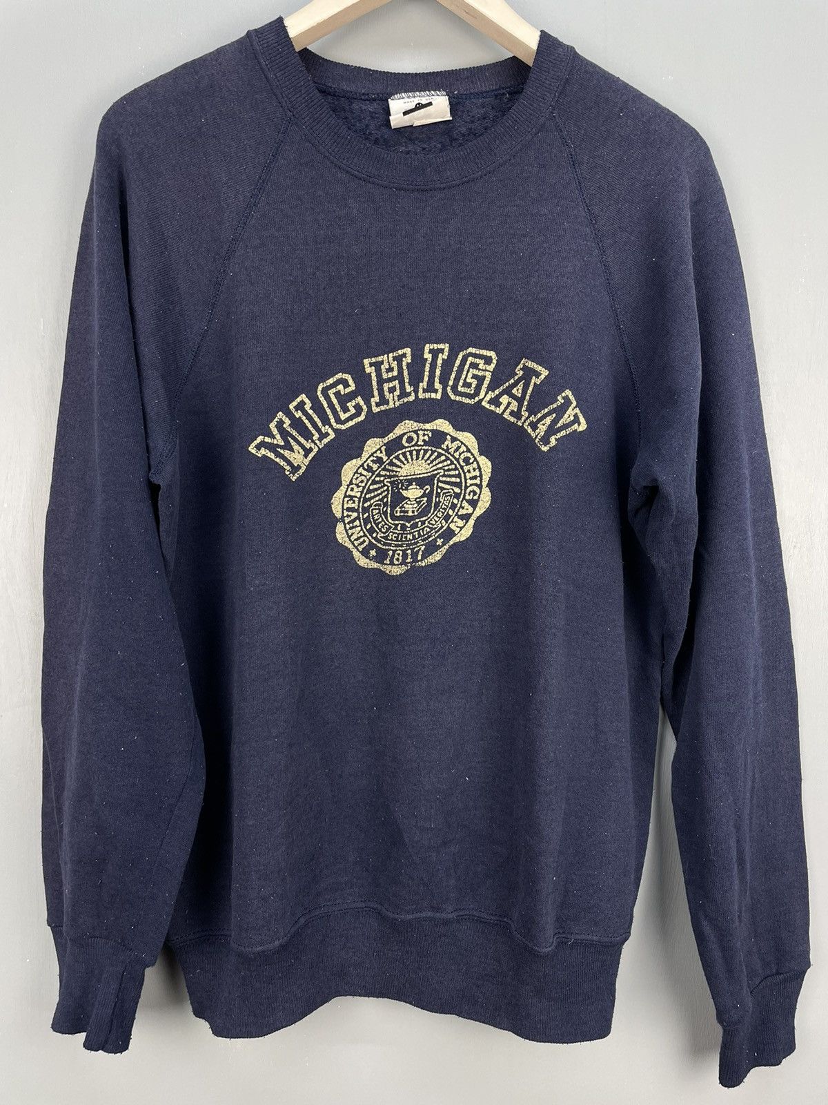 Vintage Vintage 80s University of Michigan sweatshirt Size US M / EU 48-50 / 2 - 3 Thumbnail