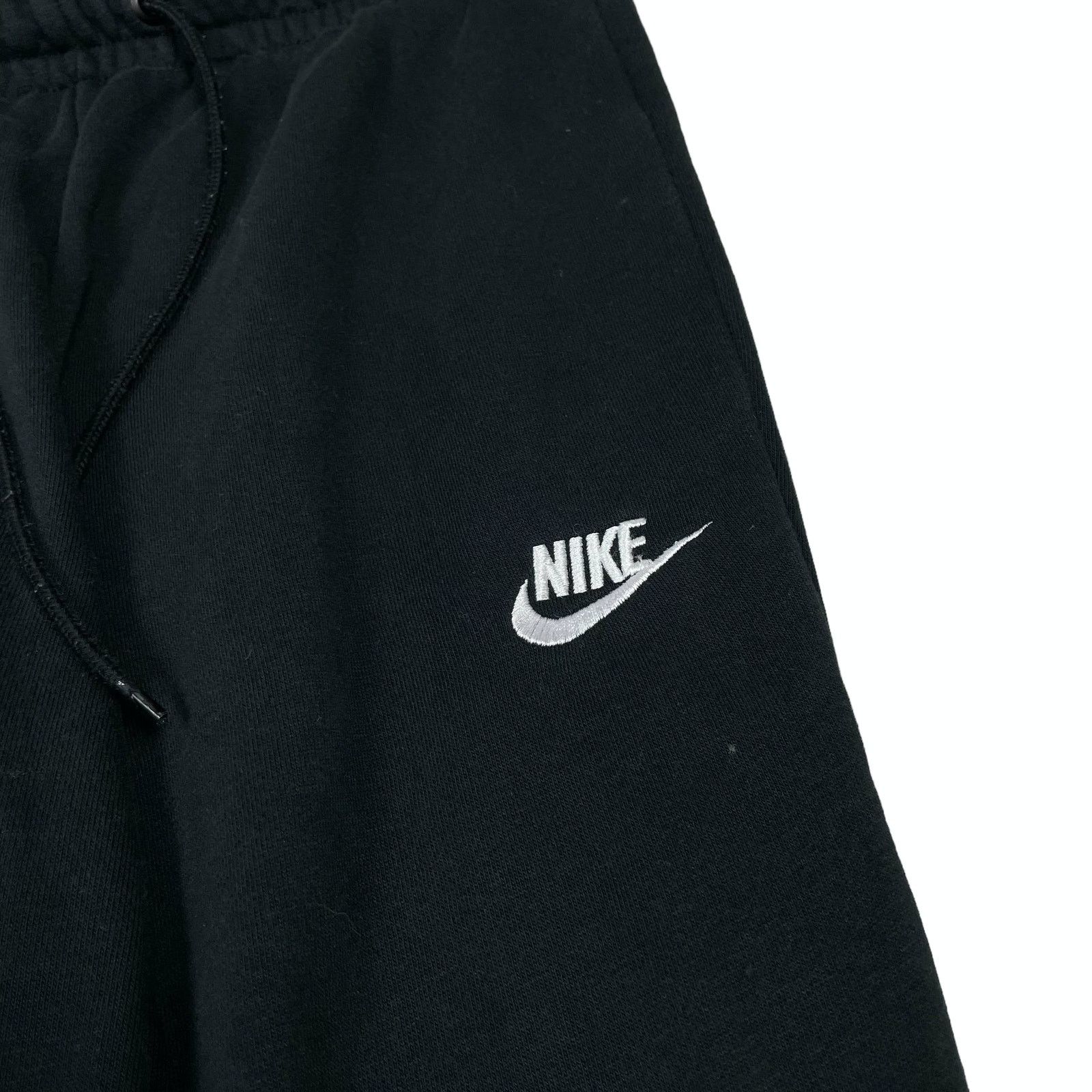Nike Nike Women's Black Swoosh Drawstring Sweatpants Small Size 28" / US 6 / IT 42 - 2 Thumbnail