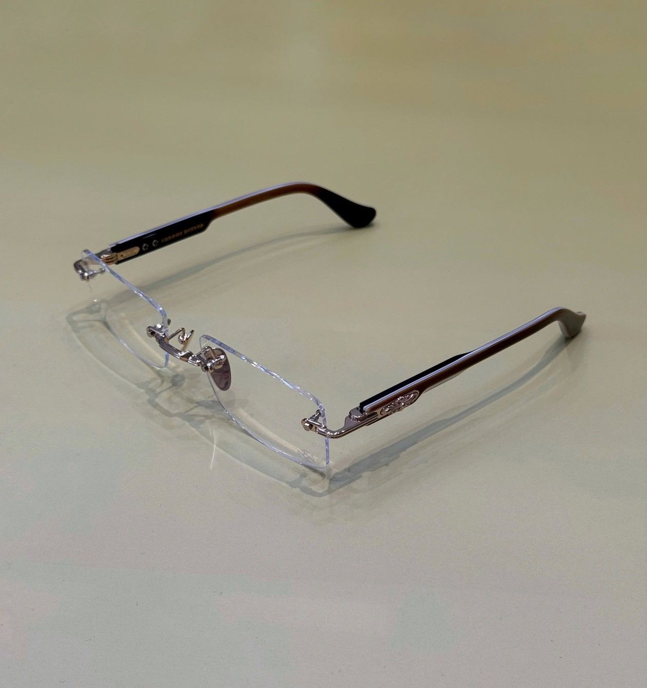 Chrome Hearts CHROME HEARTS DEEP II GOLD PLATED/BROWN BONE BROWN BONE Size ONE SIZE - 1 Thumbnail
