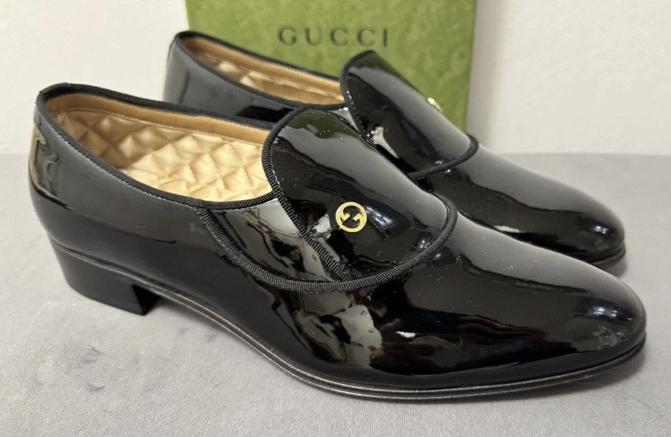 Gucci New Gucci Horsebit patent leather loafers. Sz G 7.5 $1200 Size US 8.5 / EU 41-42 - 2 Thumbnail