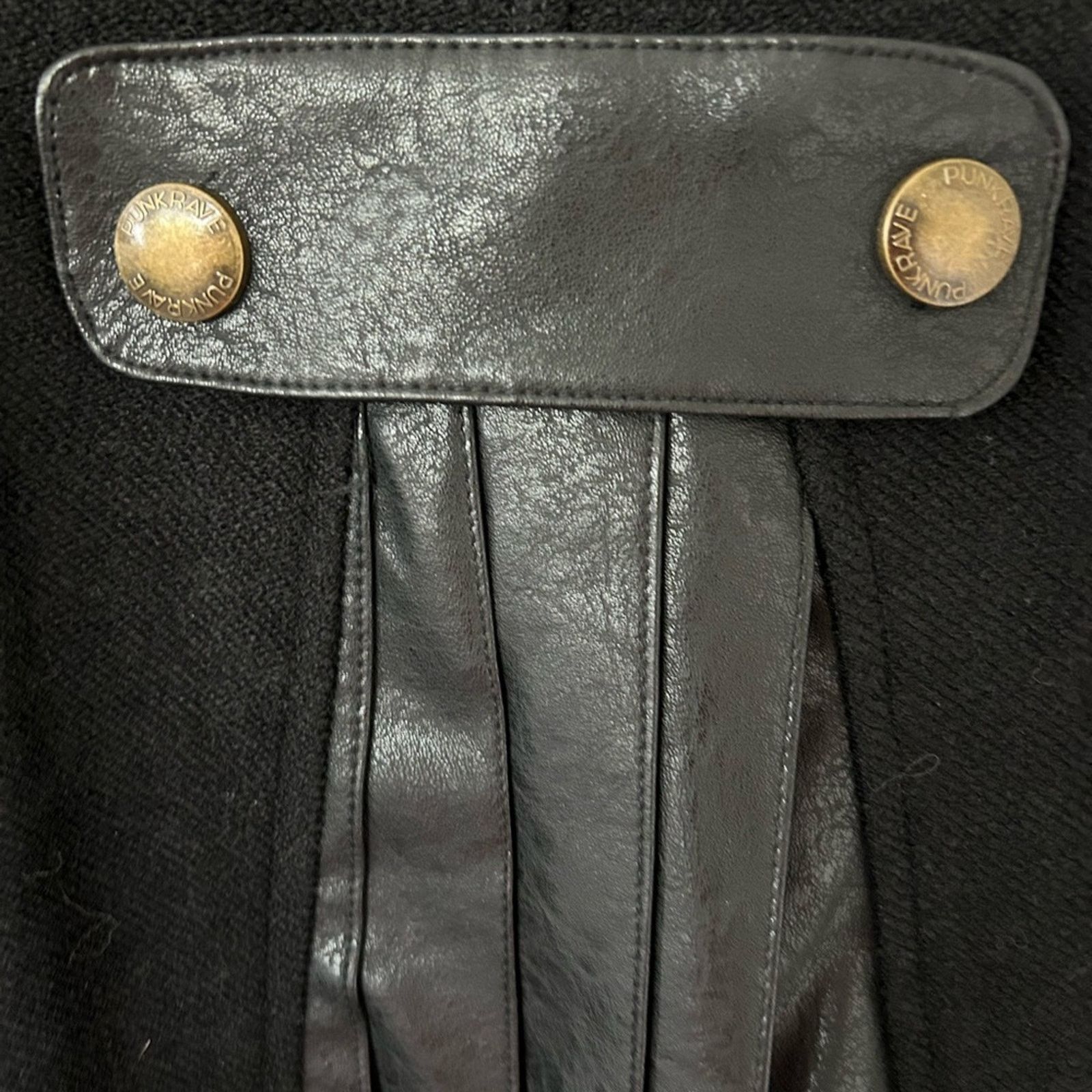 Other Punk Rave steampunk swallow tail leather trim unisex jacket Size US M / EU 48-50 / 2 - 6 Thumbnail