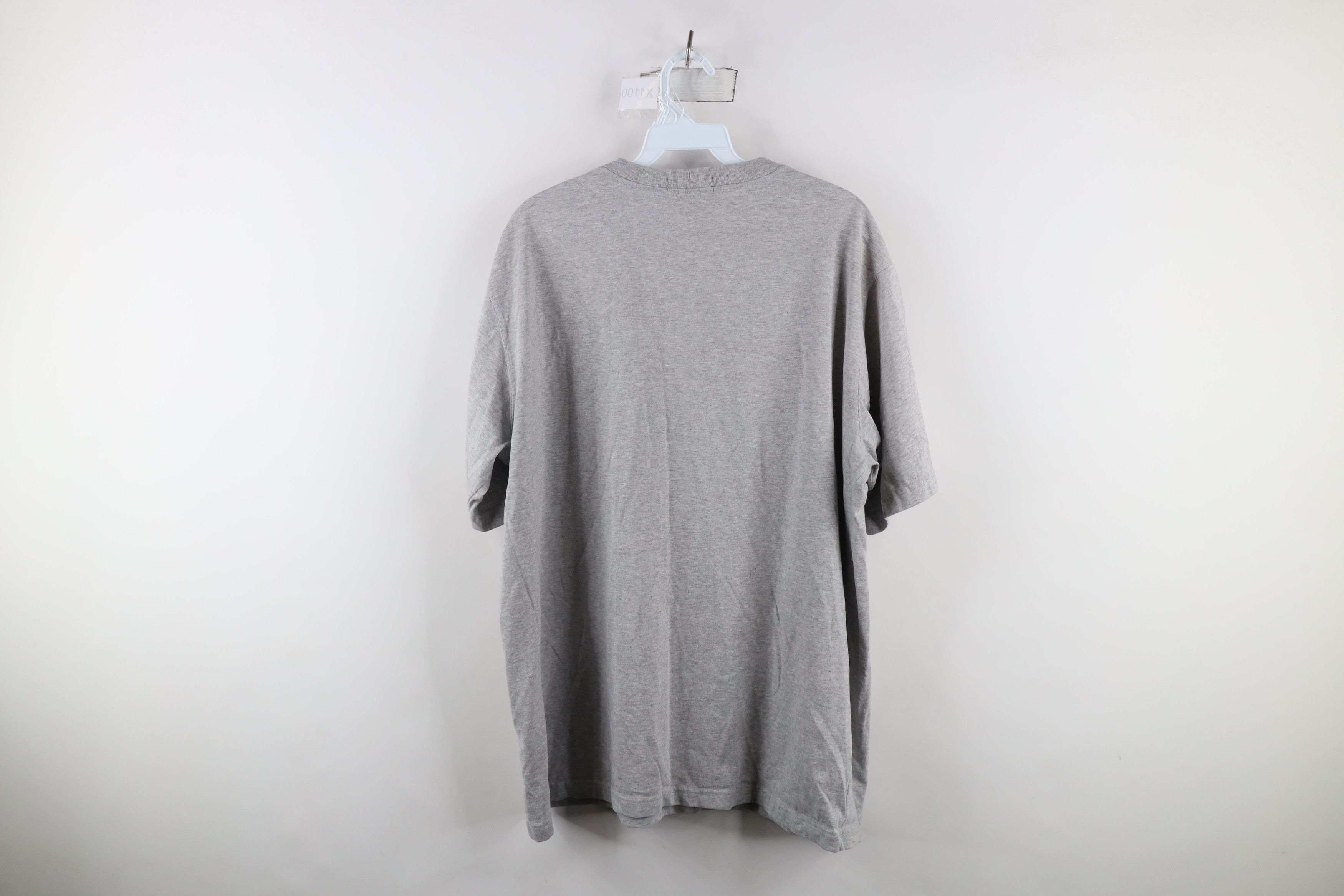 Lands' End × Vintage Vintage 90s Lands End Blank Short Sleeve T-Shirt Gray Cotton Size US L / EU 52-54 / 3 - 9 Thumbnail