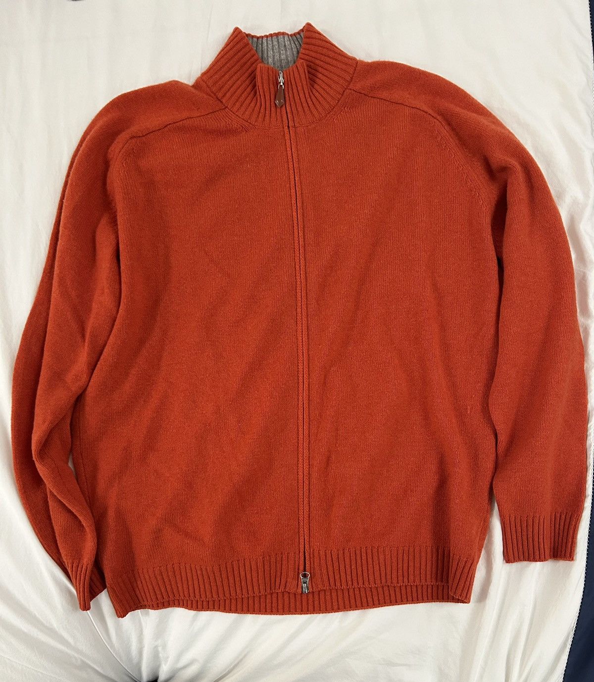 Other Orange Italian Cashmere Sweater Size 52 Size US L / EU 52-54 / 3 - 1 Thumbnail