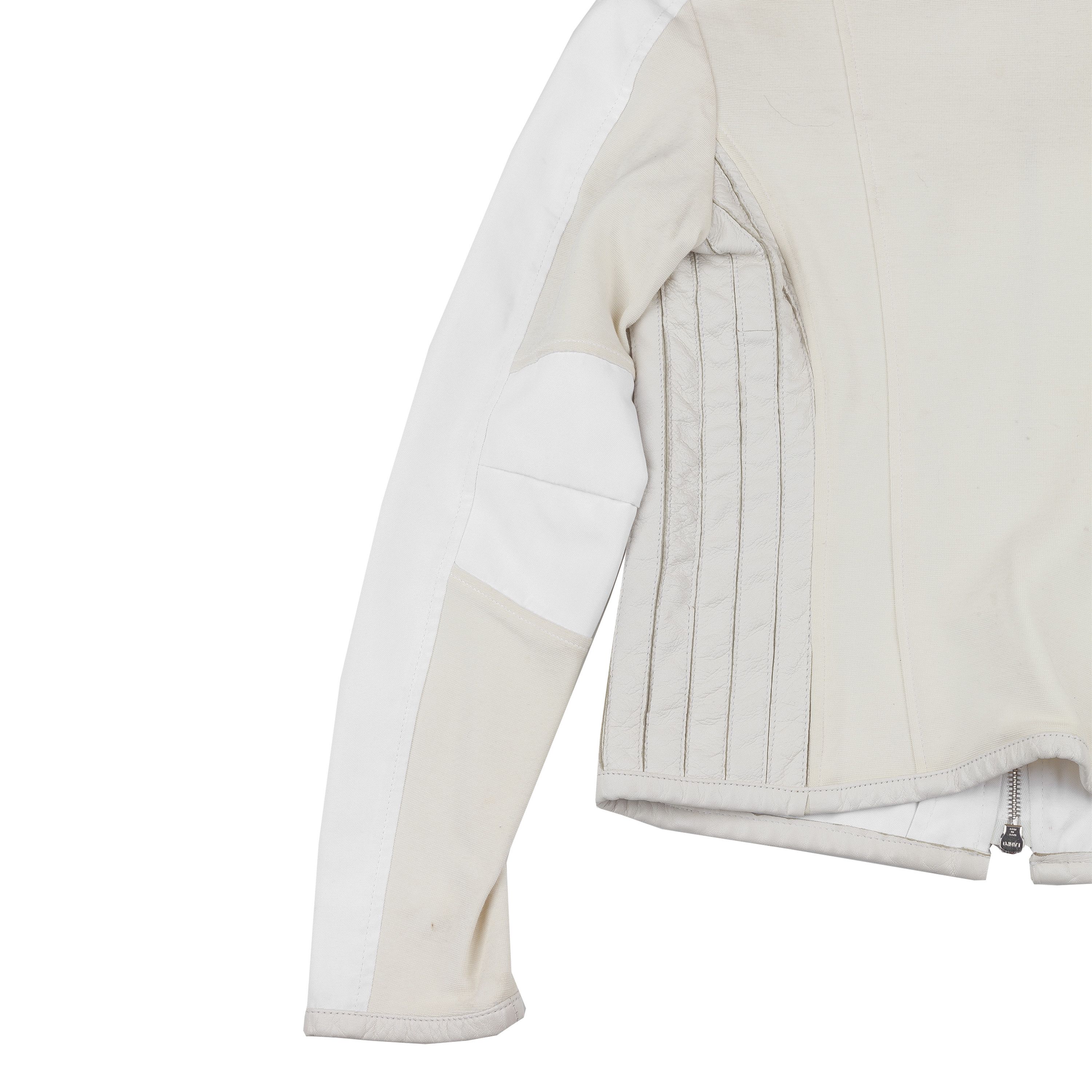 Moncler Moncler Round Collar White Jacket (S) Size S / US 4 / IT 40 - 3 Thumbnail