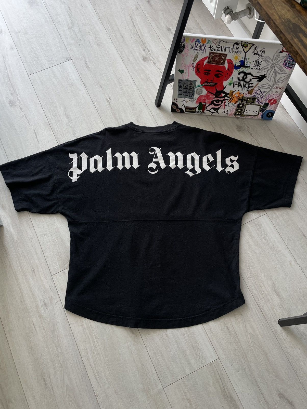 Palm Angels Palm Angels Black T-Shirt Big Logo Size US M / EU 48-50 / 2 - 1 Thumbnail