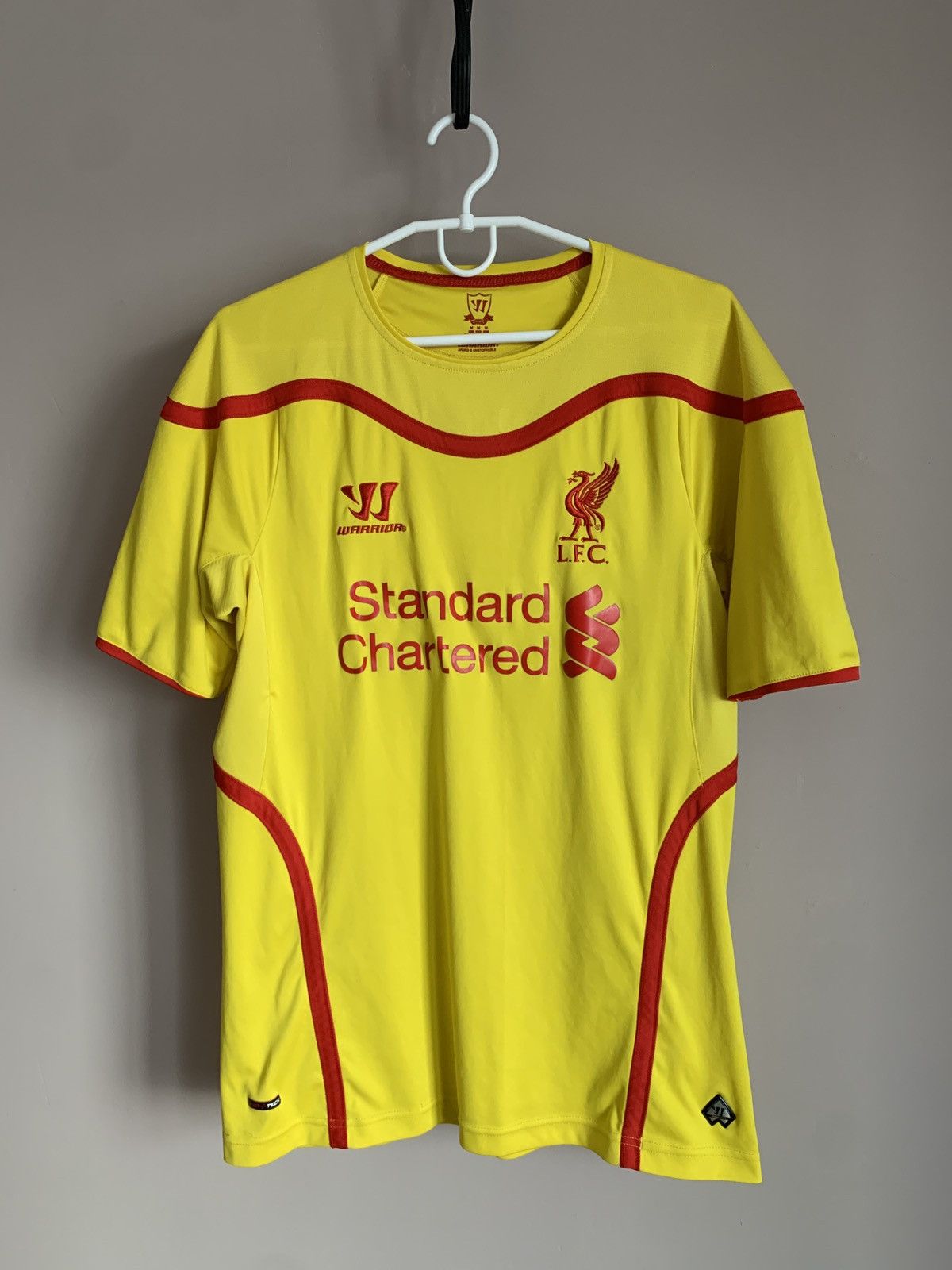 Warrior Liverpool FC 2014 2015 away soccer football shirt jersey Size US M / EU 48-50 / 2 - 1 Thumbnail