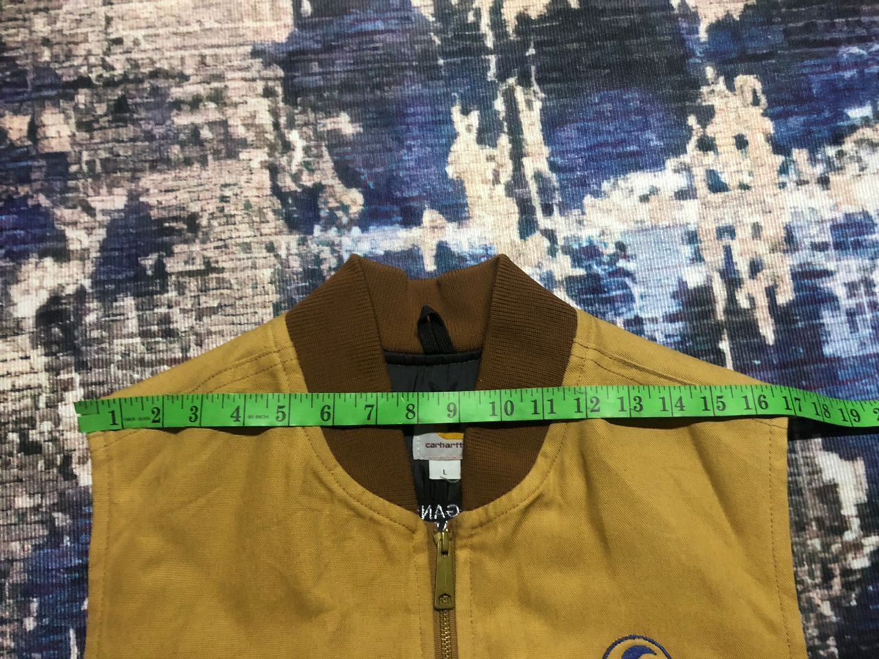 Carhartt Carhartt Brown The Frog Switch & Mfg.Co Vest Quilted lining Size US L / EU 52-54 / 3 - 18 Thumbnail