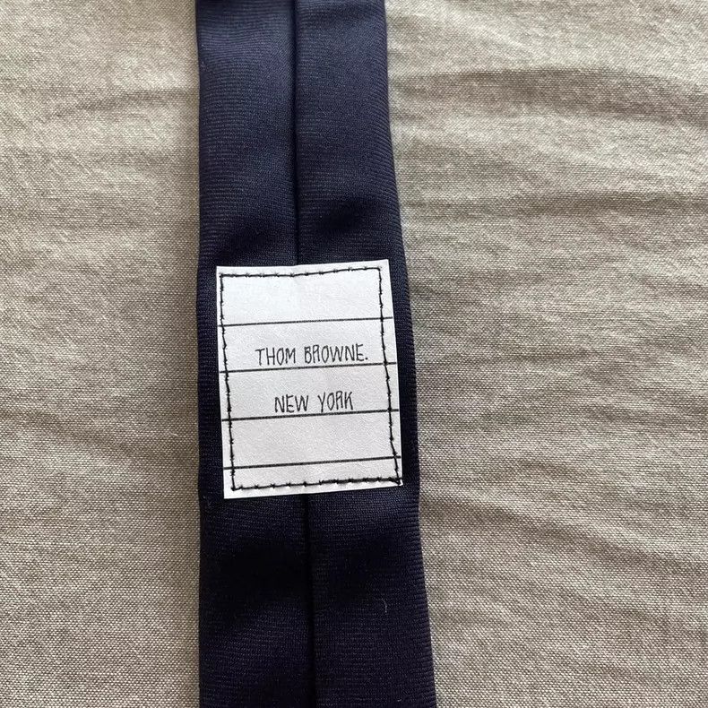 Thom Browne Thom Browne Color-striped tie Size ONE SIZE - 2 Thumbnail