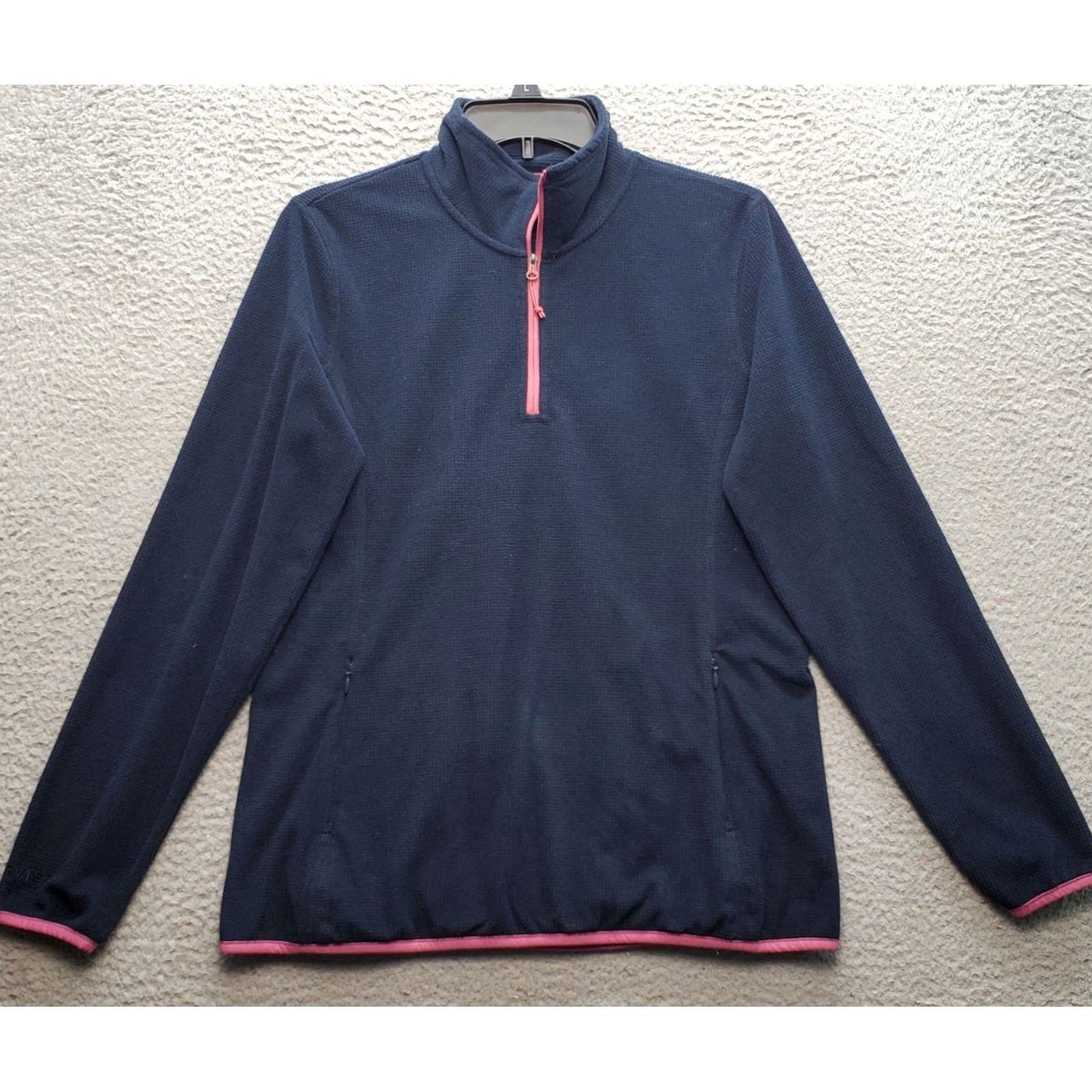 Orvis Orvis Sweatshirt Women’s S Navy Zipped Pocket Long Sleeve Mock Neck Quarter Zip Size S / US 4 / IT 40 - 2 Thumbnail