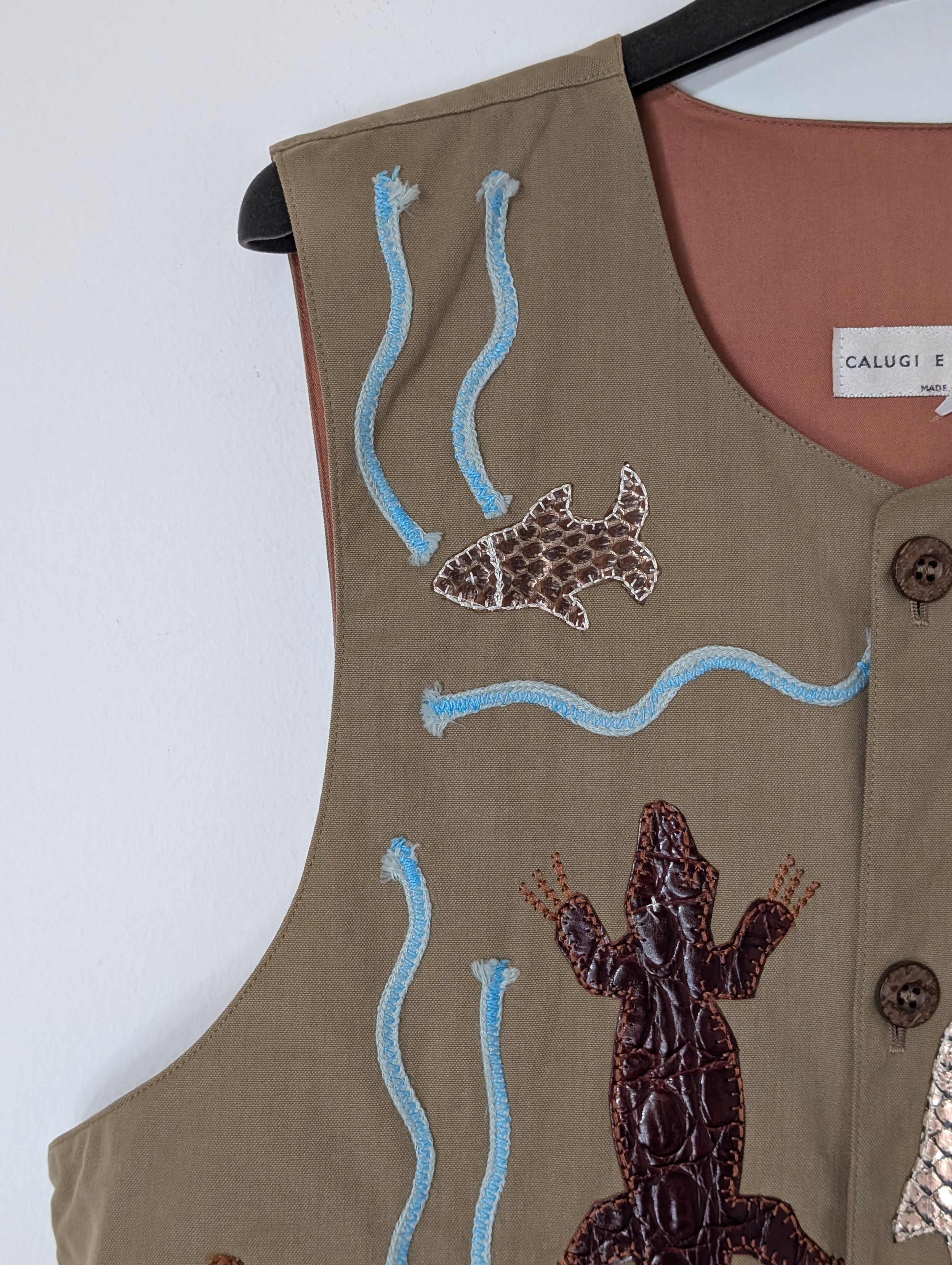 Calugi e Gianelli 🔥 Rare archive Calugi e Giannelli ethnic vest Size US M / EU 48-50 / 2 - 11 Thumbnail