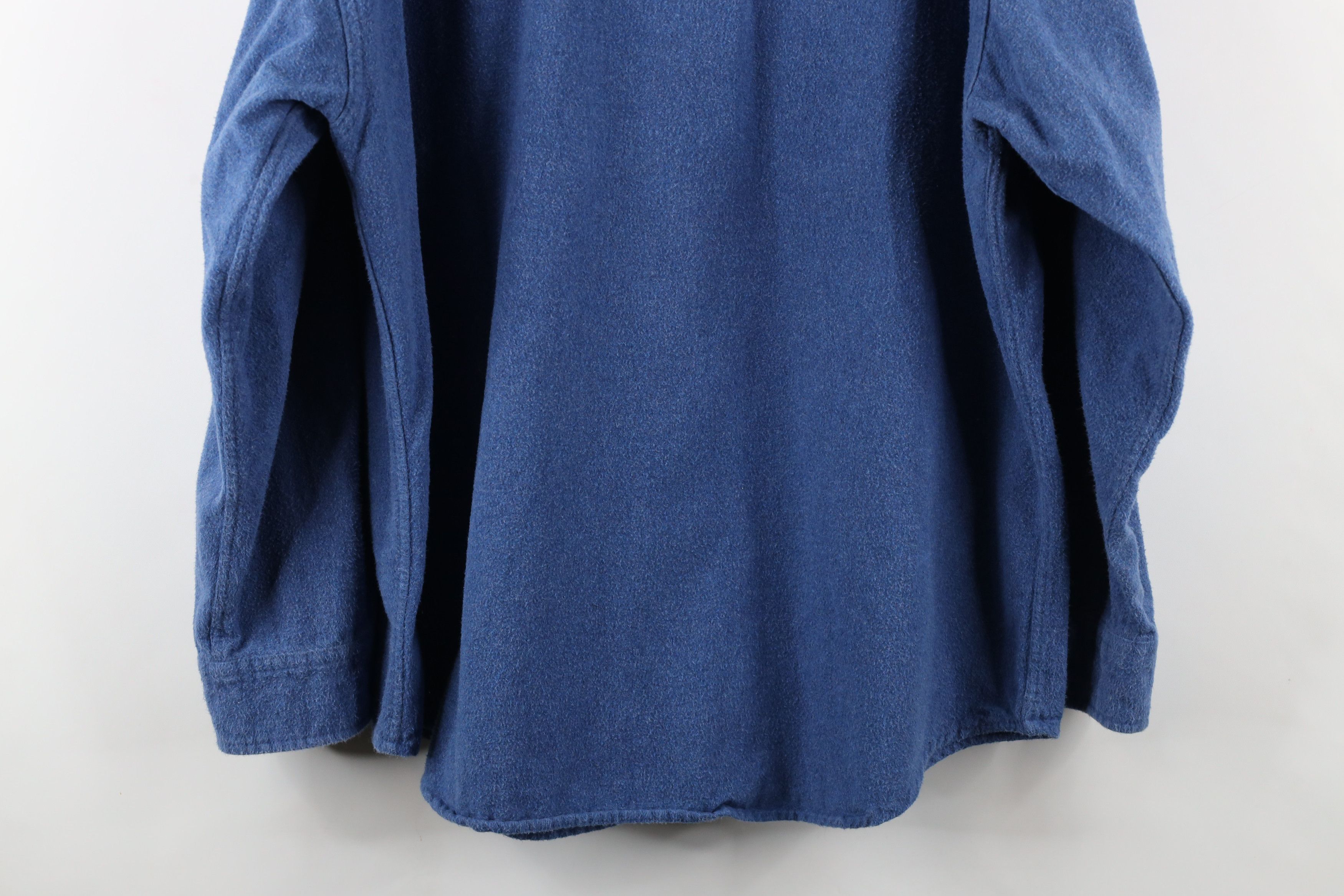 Vintage Vintage 90s Streetwear Heavyweight Chamois Button Shirt Size US XL / EU 56 / 4 - 11 Thumbnail