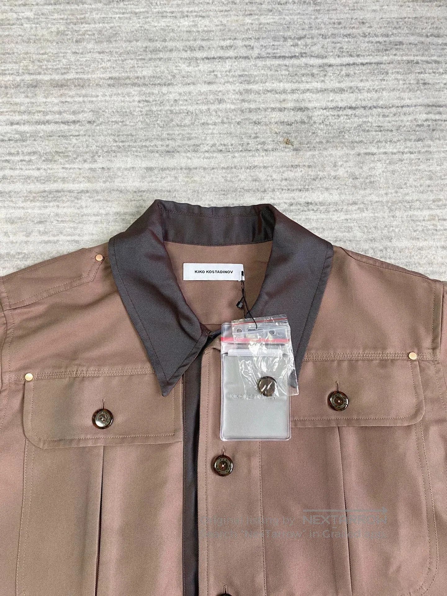 Kiko Kostadinov brown patchwork jacket by Kiko Kostadinov. Size US M / EU 48-50 / 2 - 5 Thumbnail