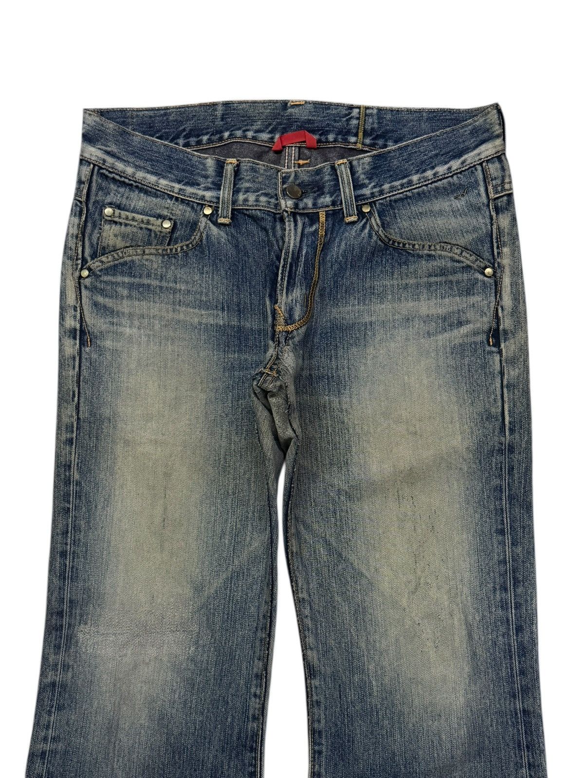 Edwin Vintage Edwin 503s Japan Wide Leg Jeans | Y2K Bell Bottom Size US 31 - 4 Thumbnail