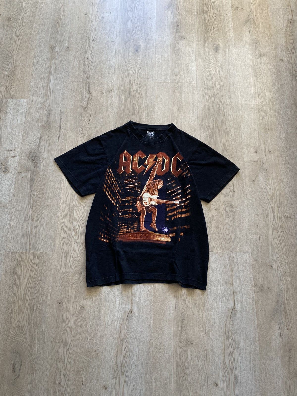 Ac/Dc × Band Tees × Rock T Shirt Vintage AC DC Rock T-Shirt Big Logo ...