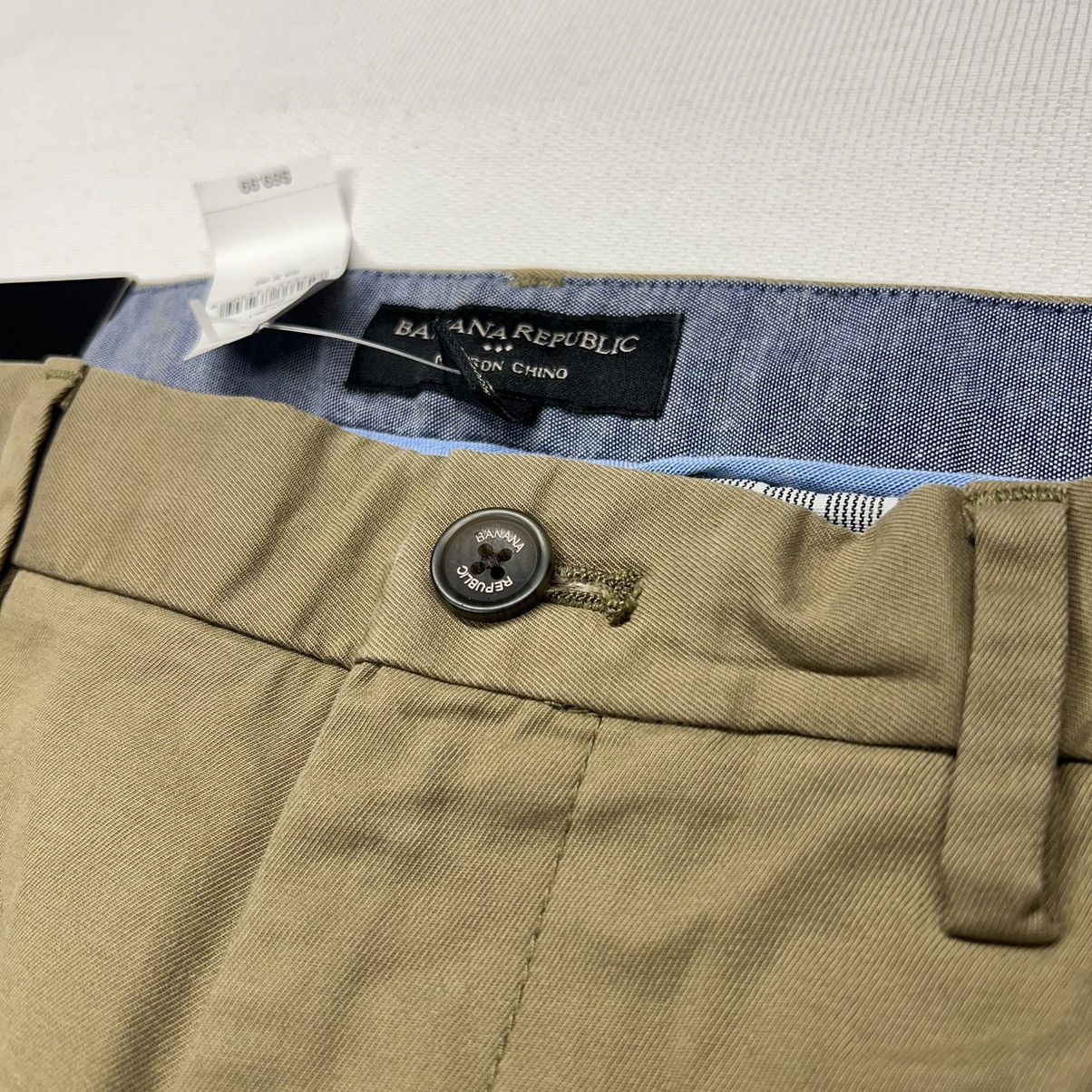 Banana Republic Banana Republic Pants Mason Stretch Chino Khaki Beige Size US 32 / EU 48 - 5 Thumbnail