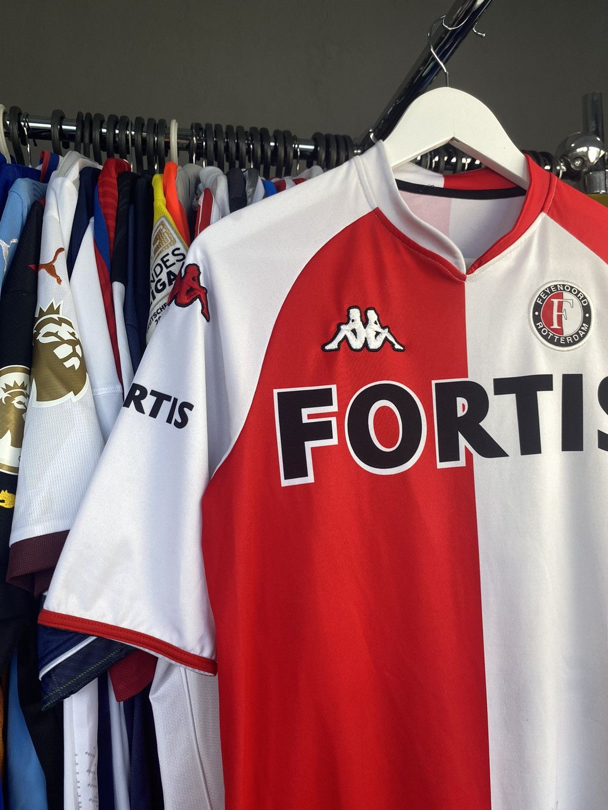 Kappa 2007/08 KAPPA FEYENOORD ROTTERDAM SOCCER FOOTBALL JERSEY Size US M / EU 48-50 / 2 - 3 Thumbnail