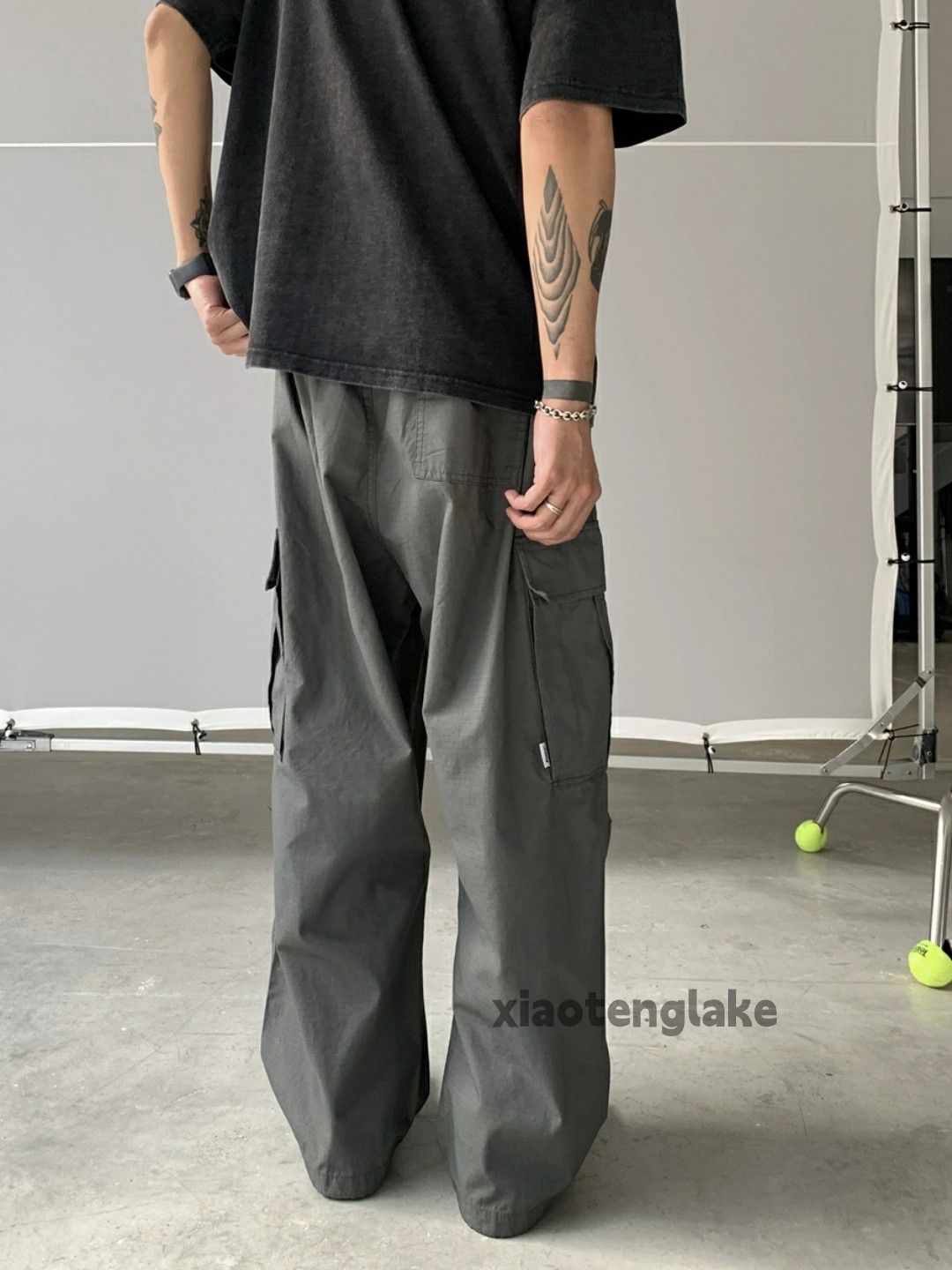 Designer × Japanese Brand × Vintage utility military outdoor loose baggy cargo pants Size US 34 / EU 50 - 2 Thumbnail