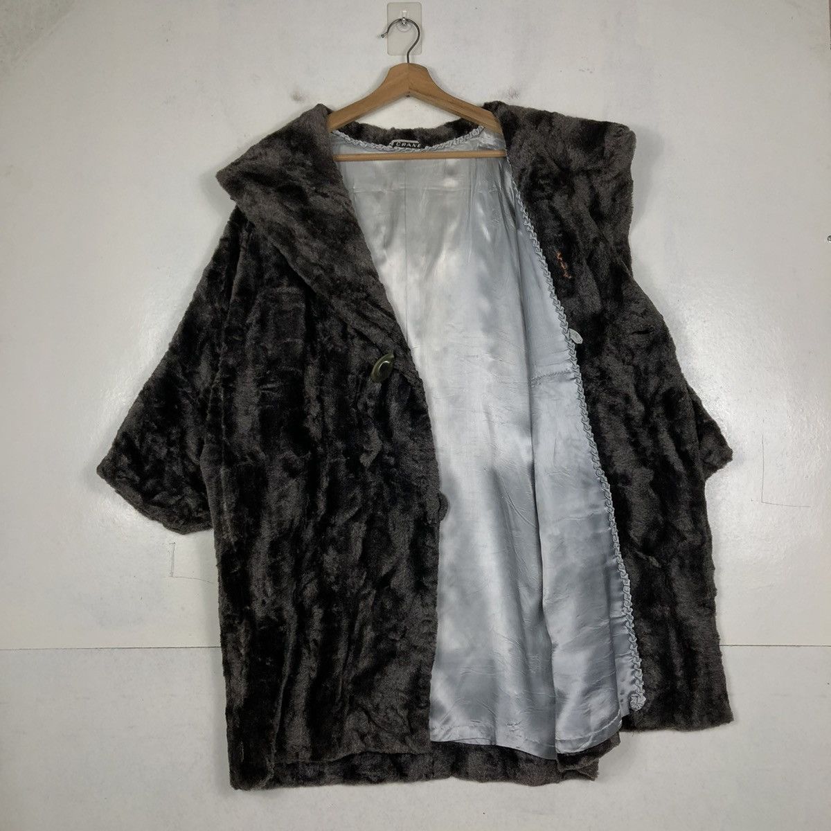 Japanese Brand 📌VINTAGE MOHAIR WOOL CASHMERE JACKET CRANE DOUBLE COLLAR Size US L / EU 52-54 / 3 - 13 Thumbnail
