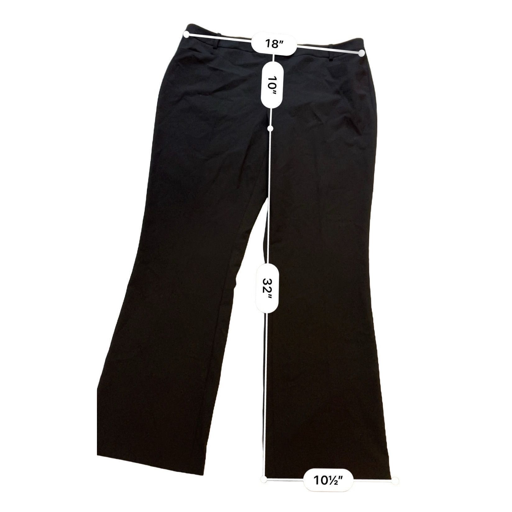 Calvin Klein Calvin Klein Black Modern Fit Dress Pants size 14 Size 36" / US 14 / IT 50 - 2 Thumbnail