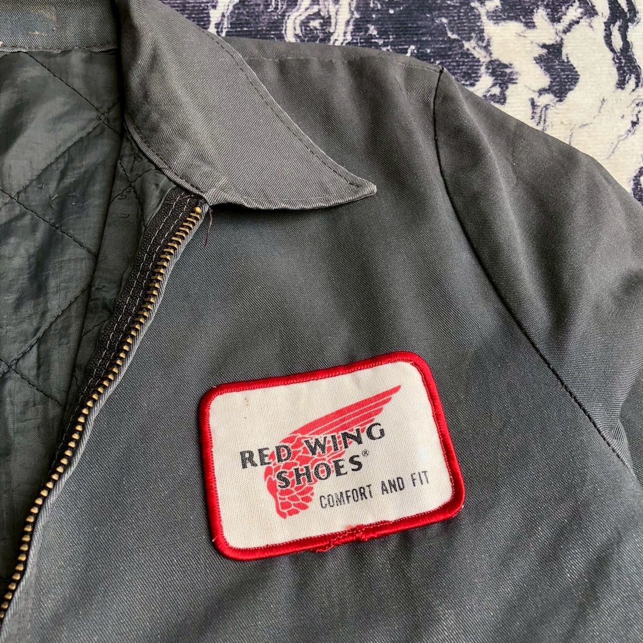 Vintage Red Wing Shoes Vintage 80s Work Jacket Quilted Lining Size US M / EU 48-50 / 2 - 4 Thumbnail