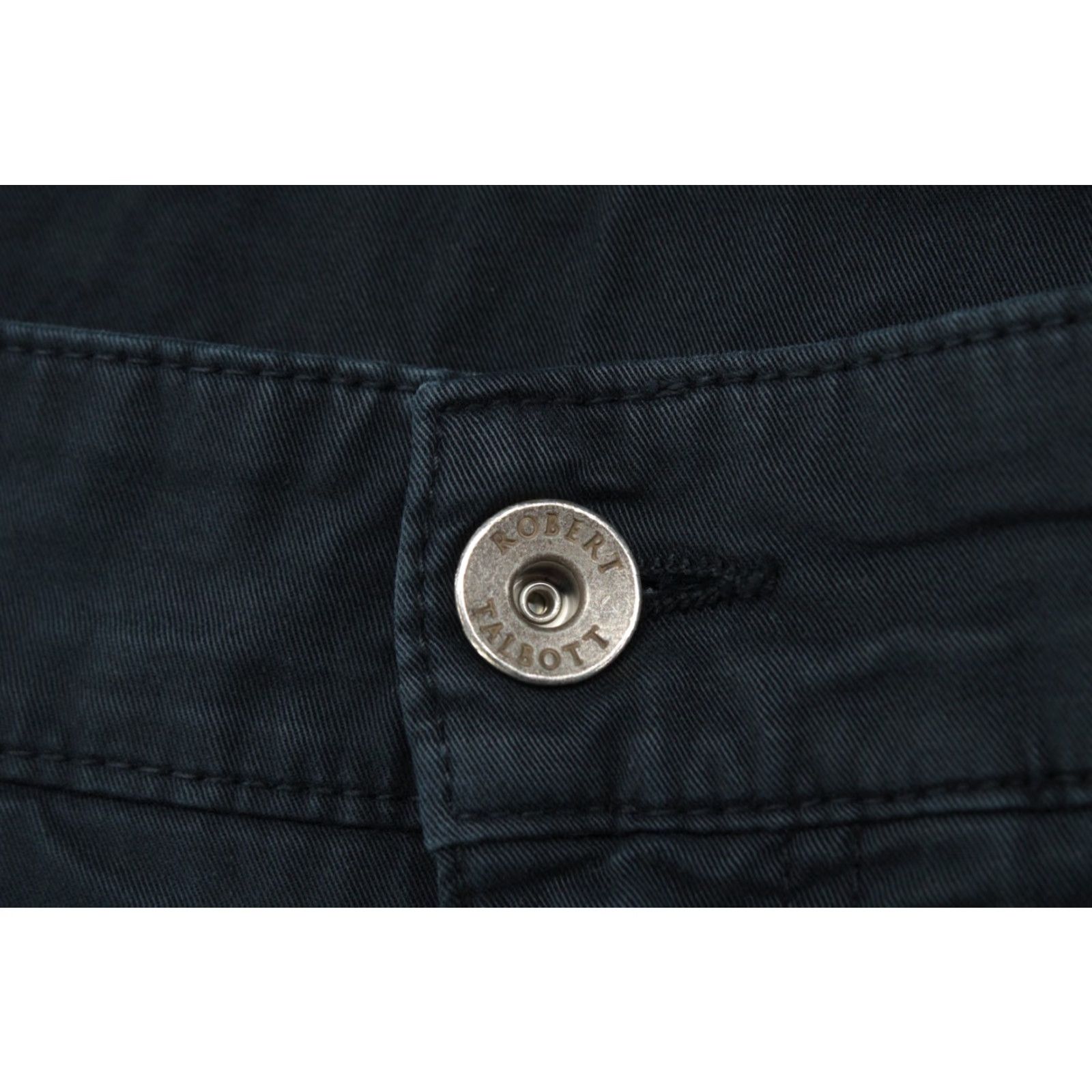 Robert Talbott VINTAGE Robert Talbott Ventana Pants Mens 40X29 Dark Blue Classic Stretch Casual Friday Size US 40 / EU 56 - 5 Thumbnail