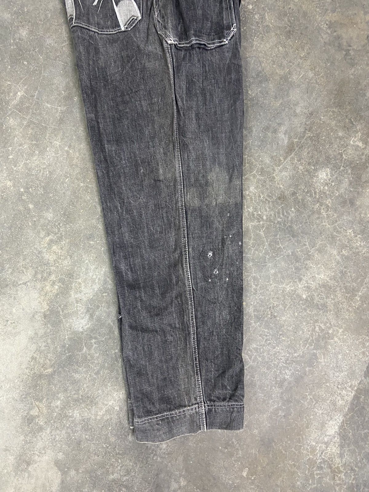 Fubu 🔥 Vintage y2k Fubu Platinum jeans Embroidery back hit Size US 36 / EU 52 - 7 Thumbnail
