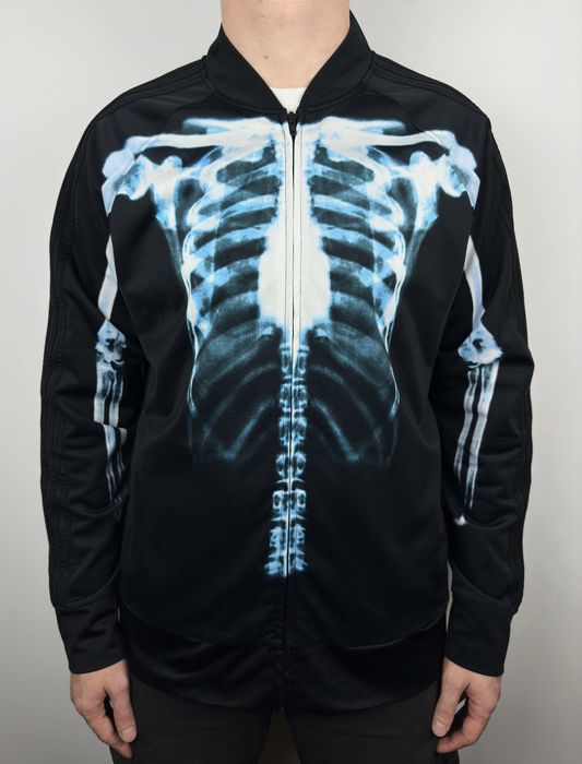 Adidas Jeremy Scott X Adidas Skeleton X Ray Bones Track Jacket