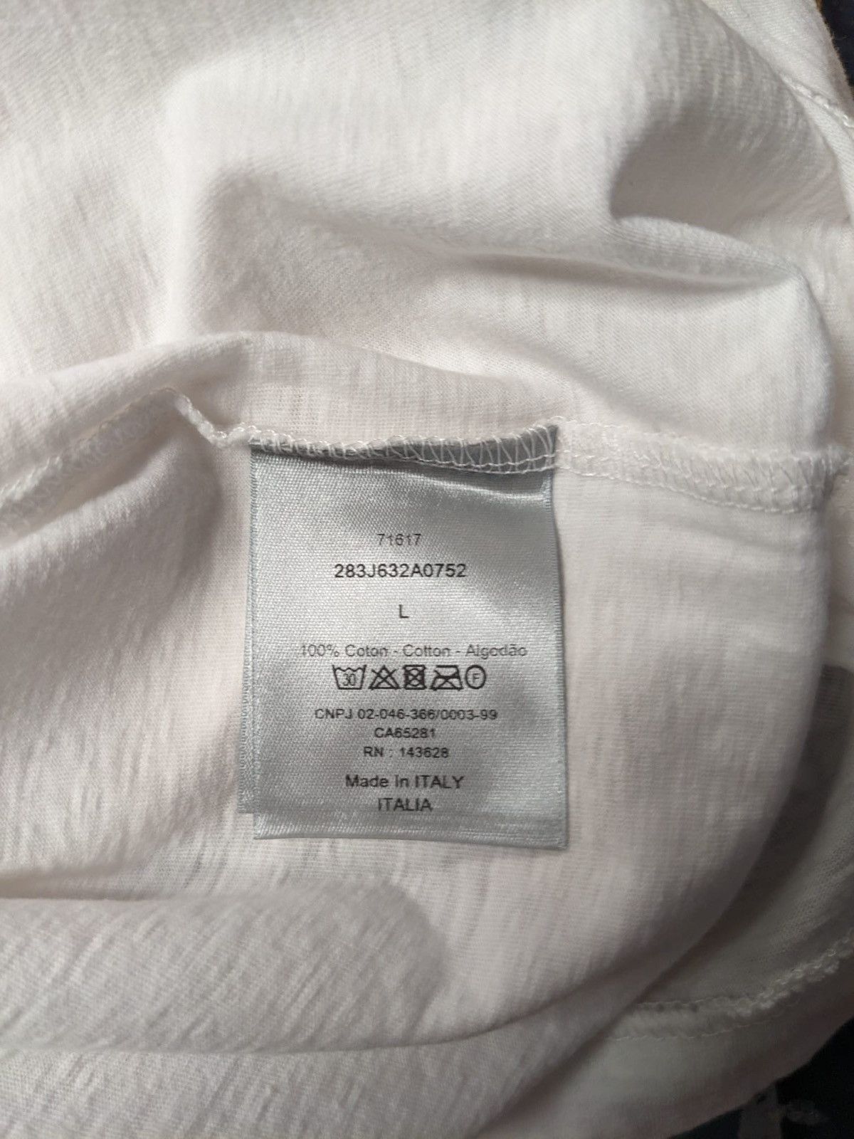 Dior CHRISTIAN DIOR X CACTUS JACK OVERSIZED T-SHIRT L WHITE Size US L / EU 52-54 / 3 - 6 Thumbnail