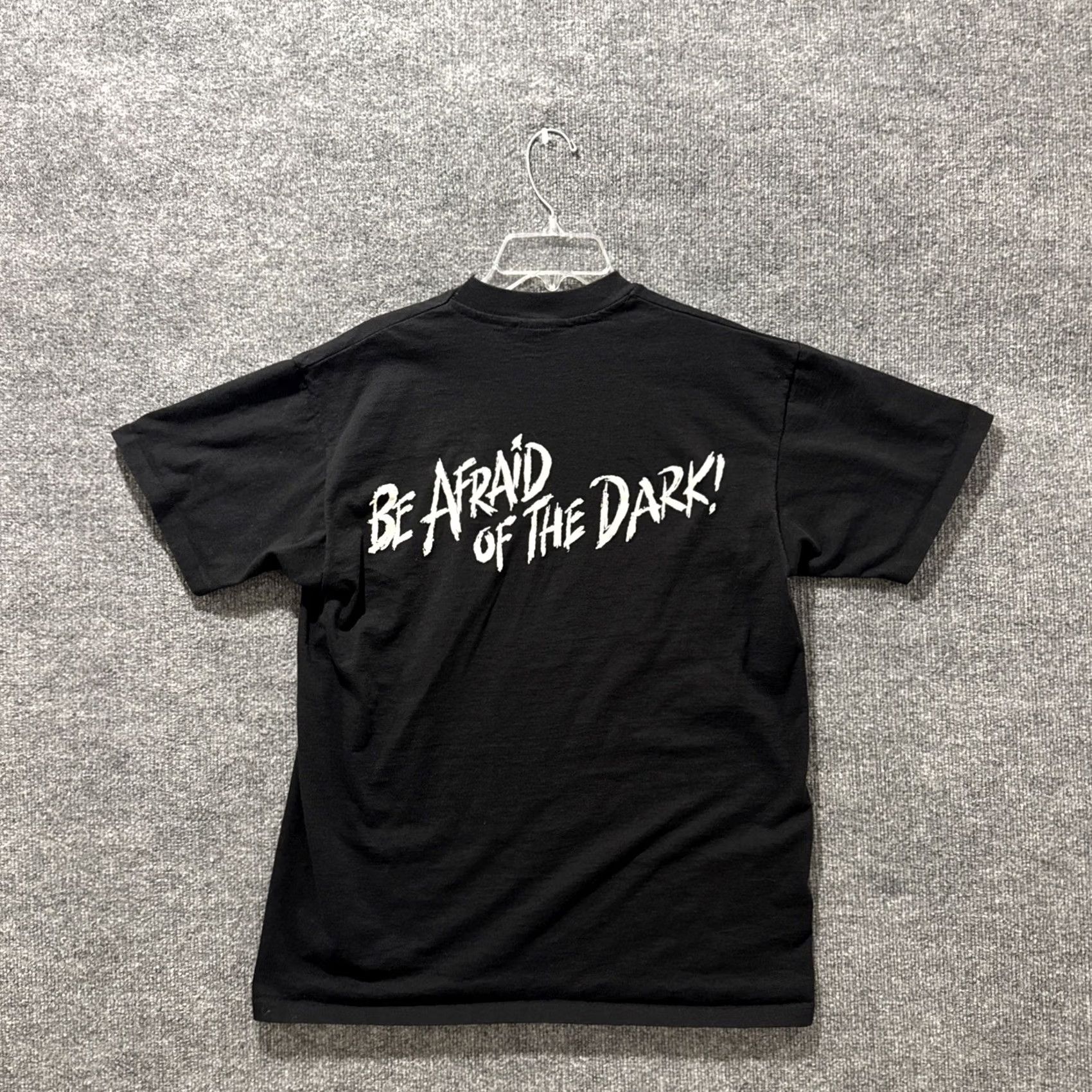 Anvil VINTAGE 90s Anvil T-Shirt Mad Jack The Darker Side Of Yukon Jack Be Afraid Of The Dark Black L Mens Size US L / EU 52-54 / 3 - 6 Thumbnail