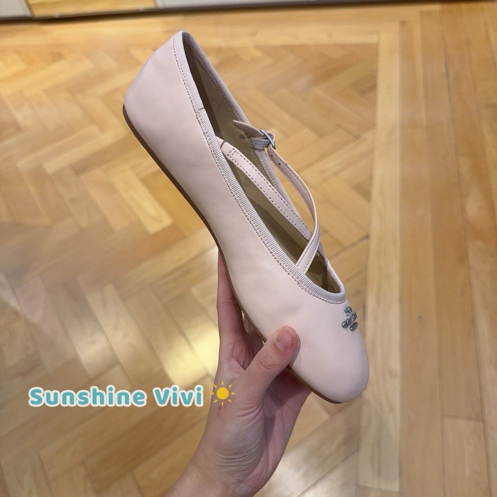 Coach NWT Coach Women's Phoebe Ballet Flat Candy Pink CDF60 us 7.5 Size US 7.5 / IT 37.5 - 2 Thumbnail