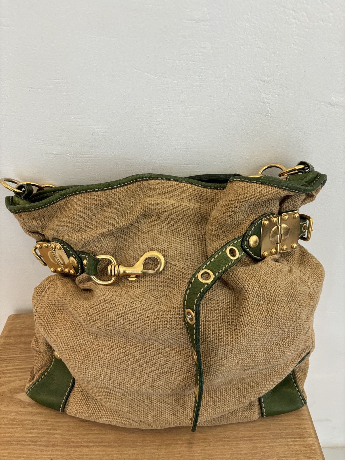 Miu Miu Miu Miu Canvas tote bag. Size ONE SIZE - 17 Thumbnail