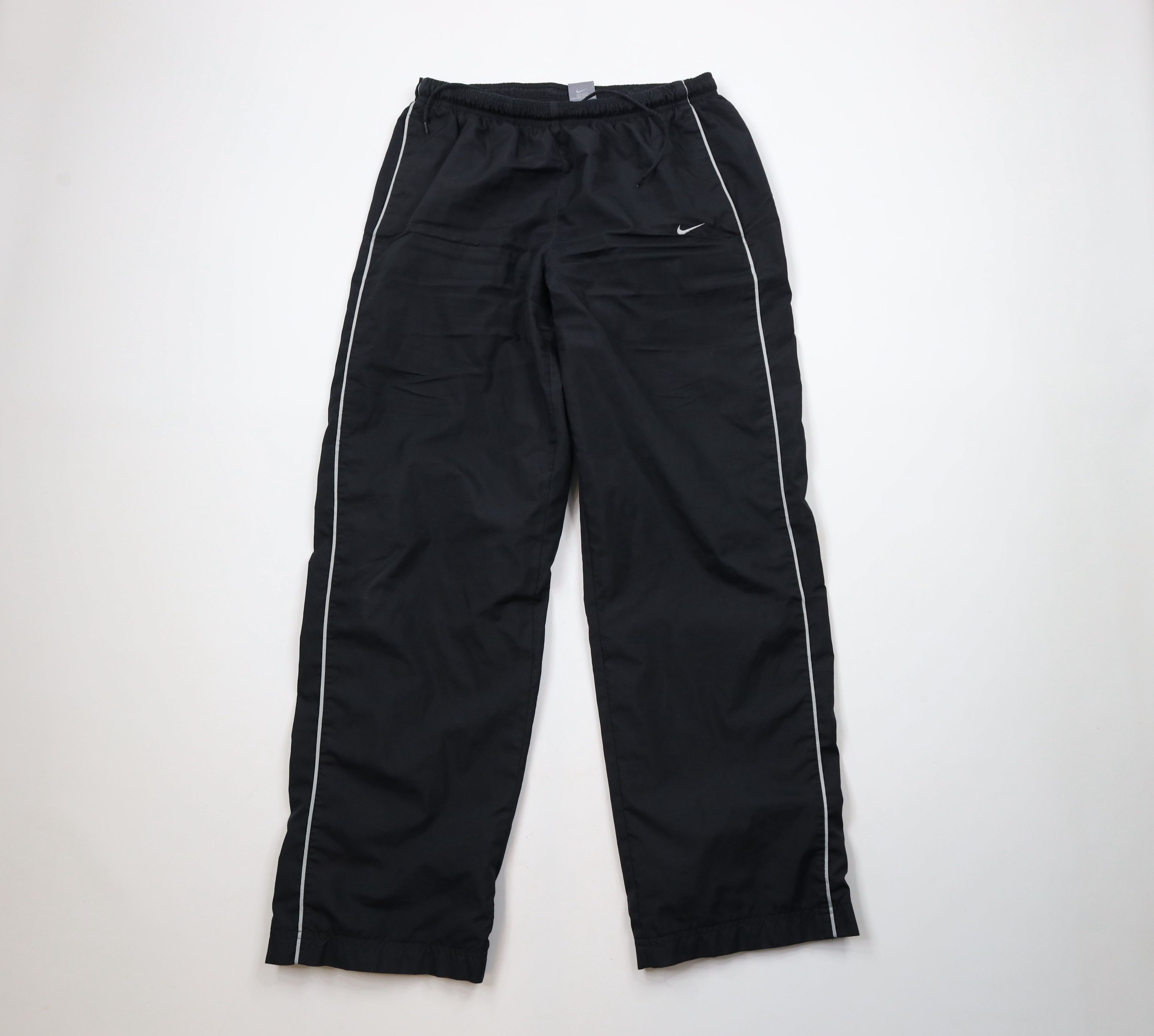 Nike × Vintage Vintage Nike Travis Scott Mini Swoosh Lined Wide Leg Pants Size US 34 / EU 50 - 1 Thumbnail