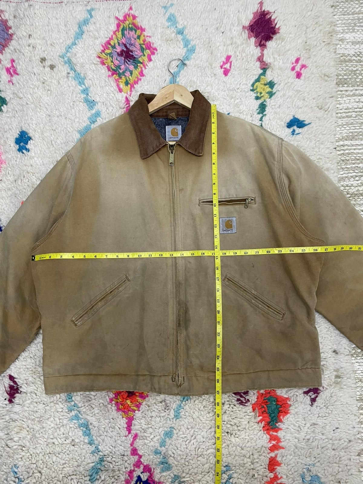 Carhartt Vintage Carhartt Detroit J01 Blanked Lined 6BLJ Jacket Usa Size US XL / EU 56 / 4 - 22 Thumbnail