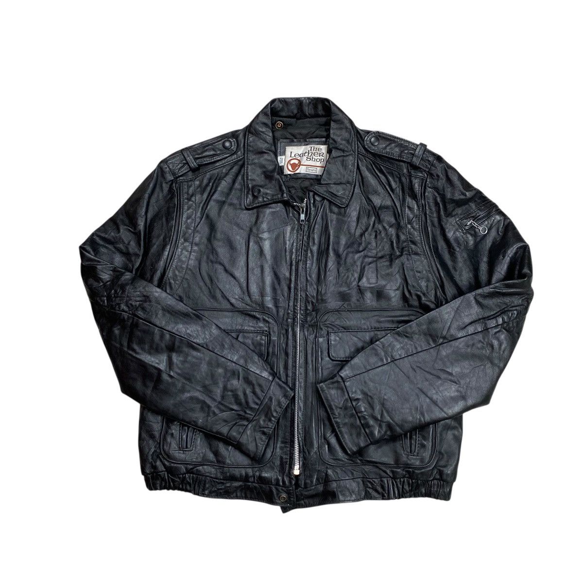 Sears Vintage Sears The Leather Shop Leather Jacket Size US M / EU 48-50 / 2 - 4 Thumbnail