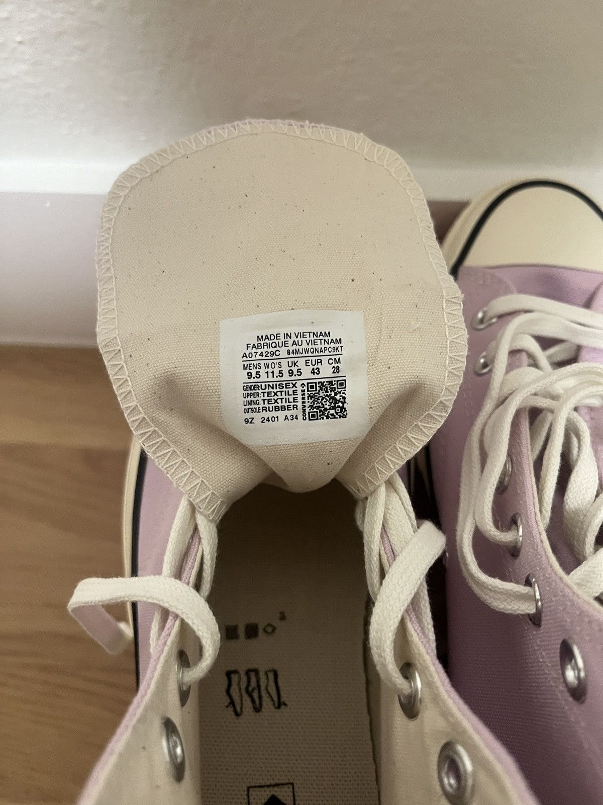 Converse Converse Chuck 70 Hi Stardust Lilac Size US 9.5 / EU 42-43 - 7 Thumbnail