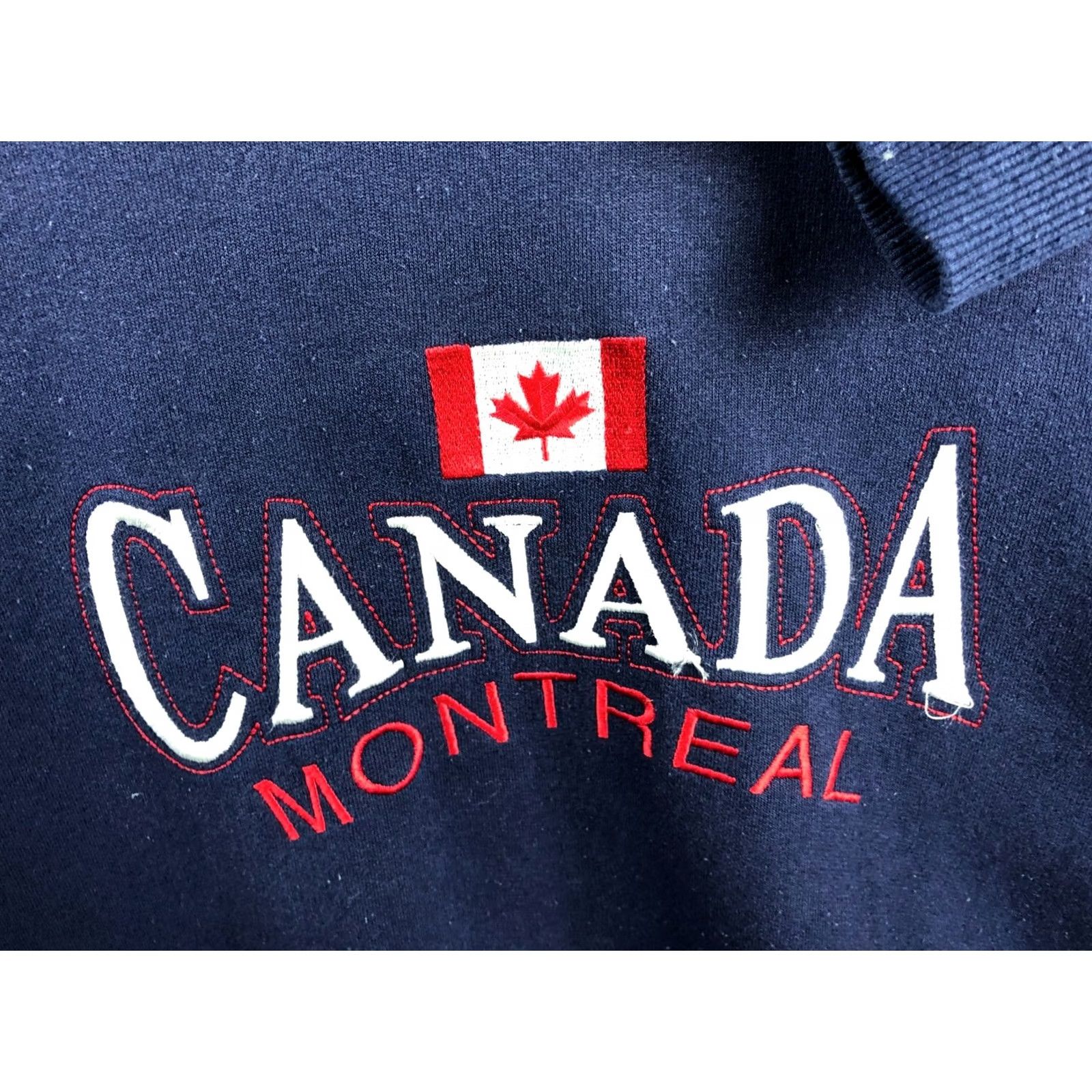 Vintage Cityscape Sweatshirt Men S Blue Canada Logo Crew Neck Cotton Polyester Jersey Pullover Comfortable Regular Fit Size US S / EU 44-46 / 1 - 6 Thumbnail