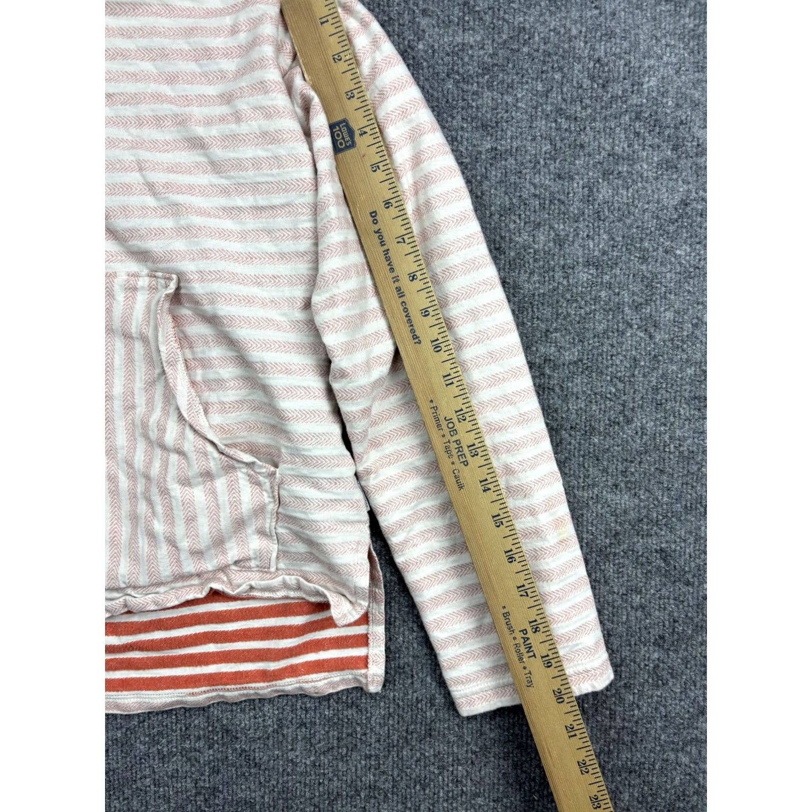 Vintage Columbia Hoodie Womens XL Orange Striped Full Zip Knit Lightweight Sweatshirt Size XL / US 12-14 / IT 48-50 - 4 Thumbnail