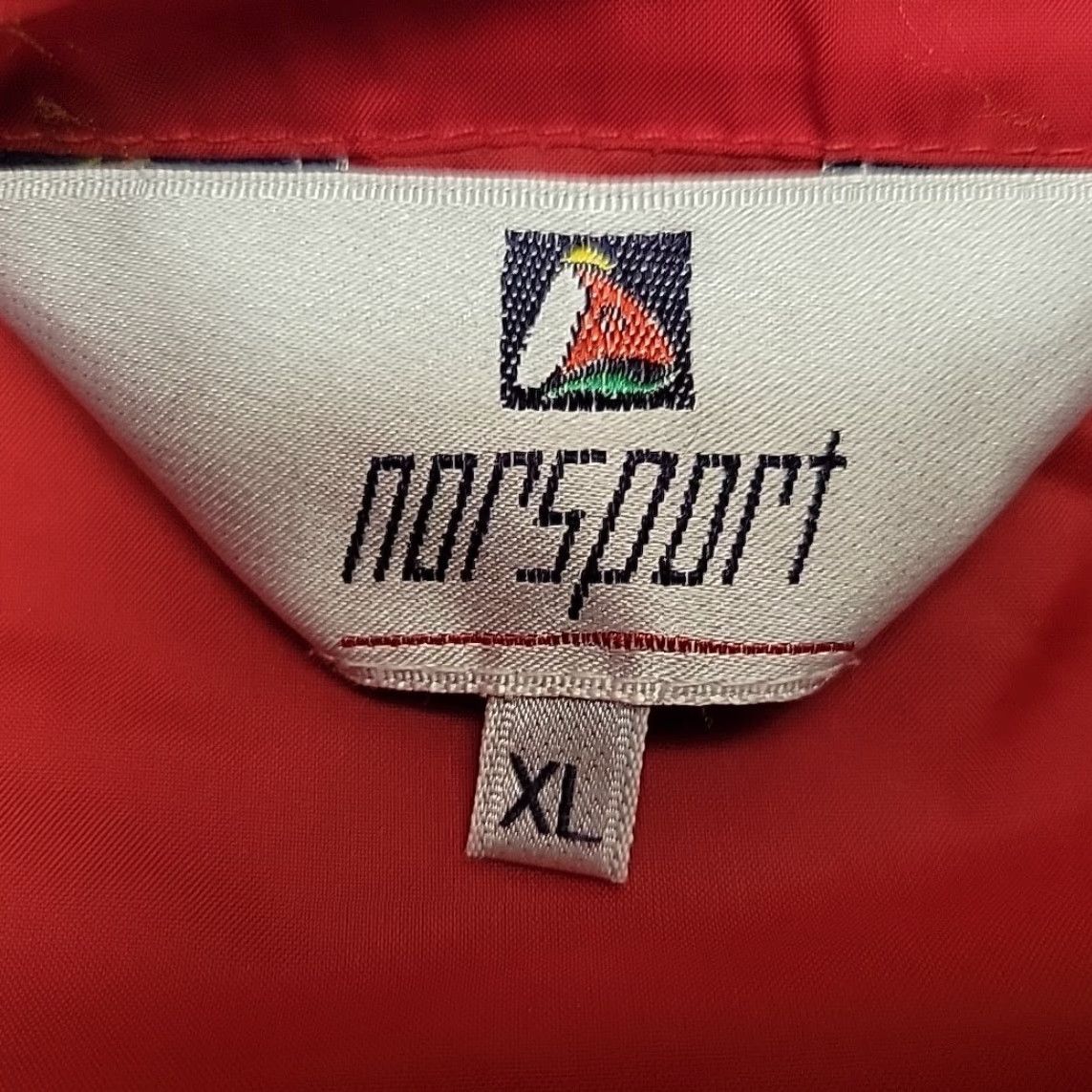 Etro VTG Norsport Jacket Men XL Red Nylon Full Zip Windbreaker Retro Unlined 80s 70s Sports Size US XL / EU 56 / 4 - 4 Thumbnail
