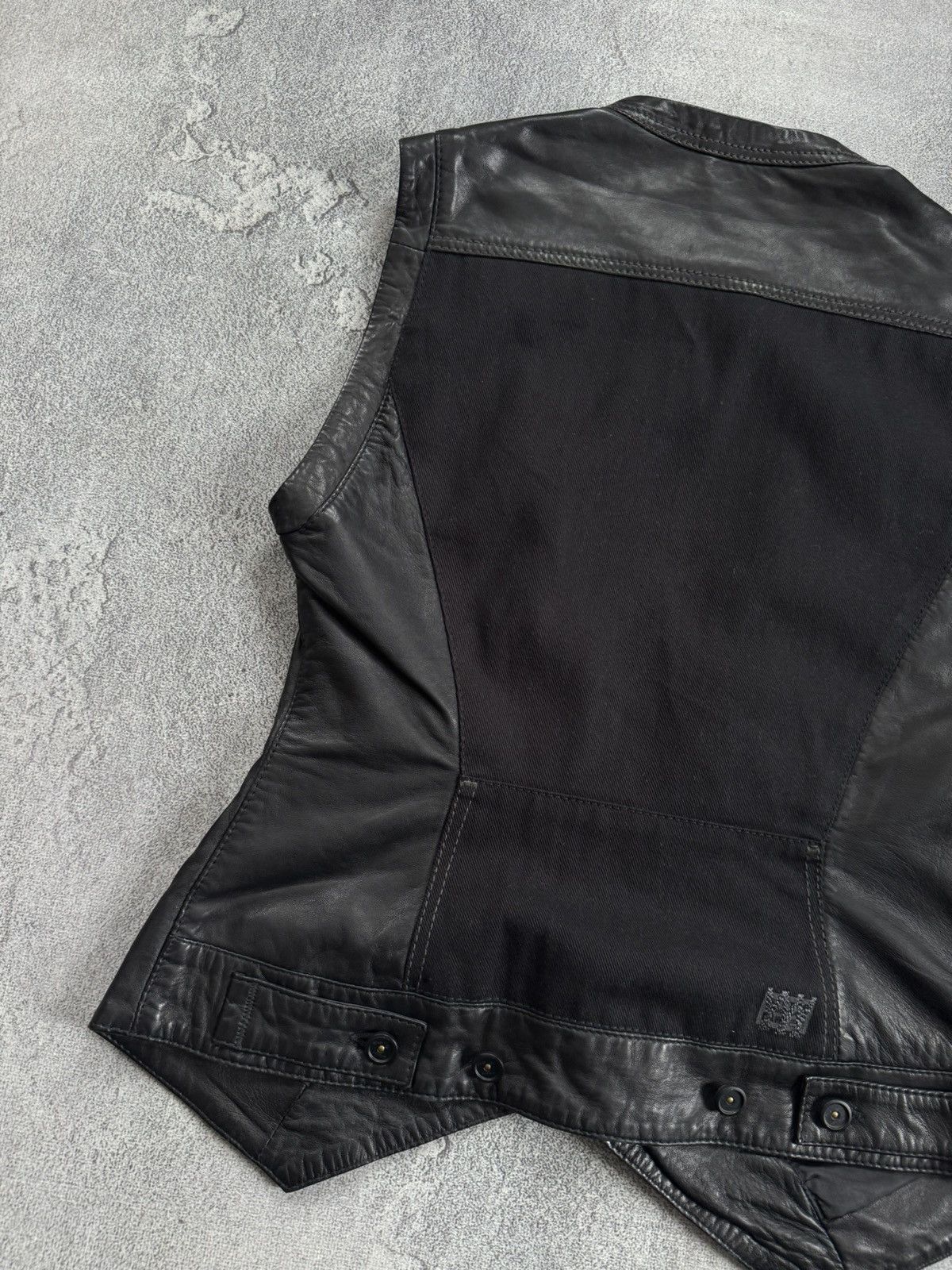 G-Star G star raw M/size Aviator Pilot Gilet leather vest gothic Size M / US 6-8 / IT 42-44 - 14 Thumbnail
