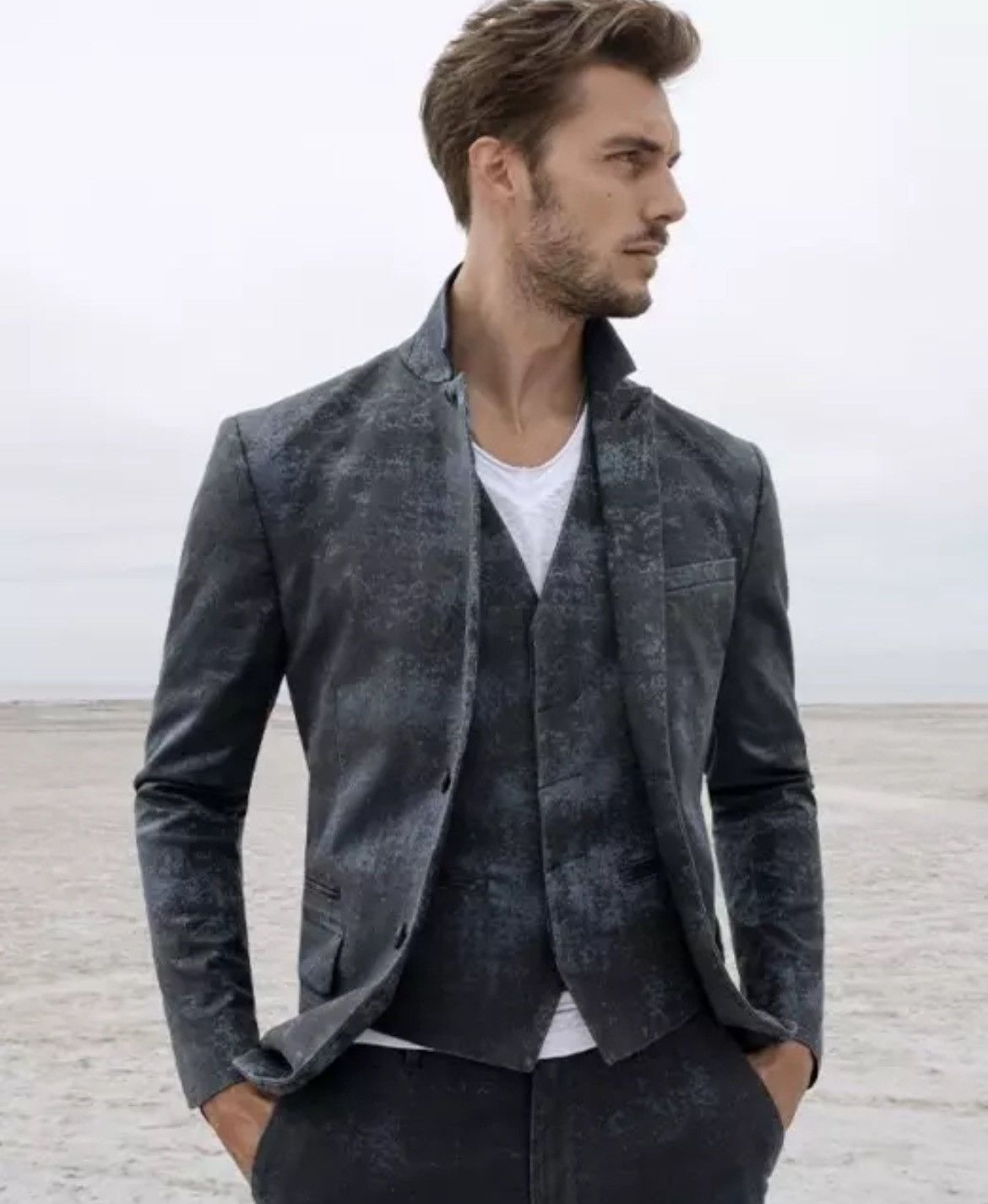 John Varvatos Abstract Jacquard Jacket. 52 Size US L / EU 52-54 / 3 - 2 Thumbnail